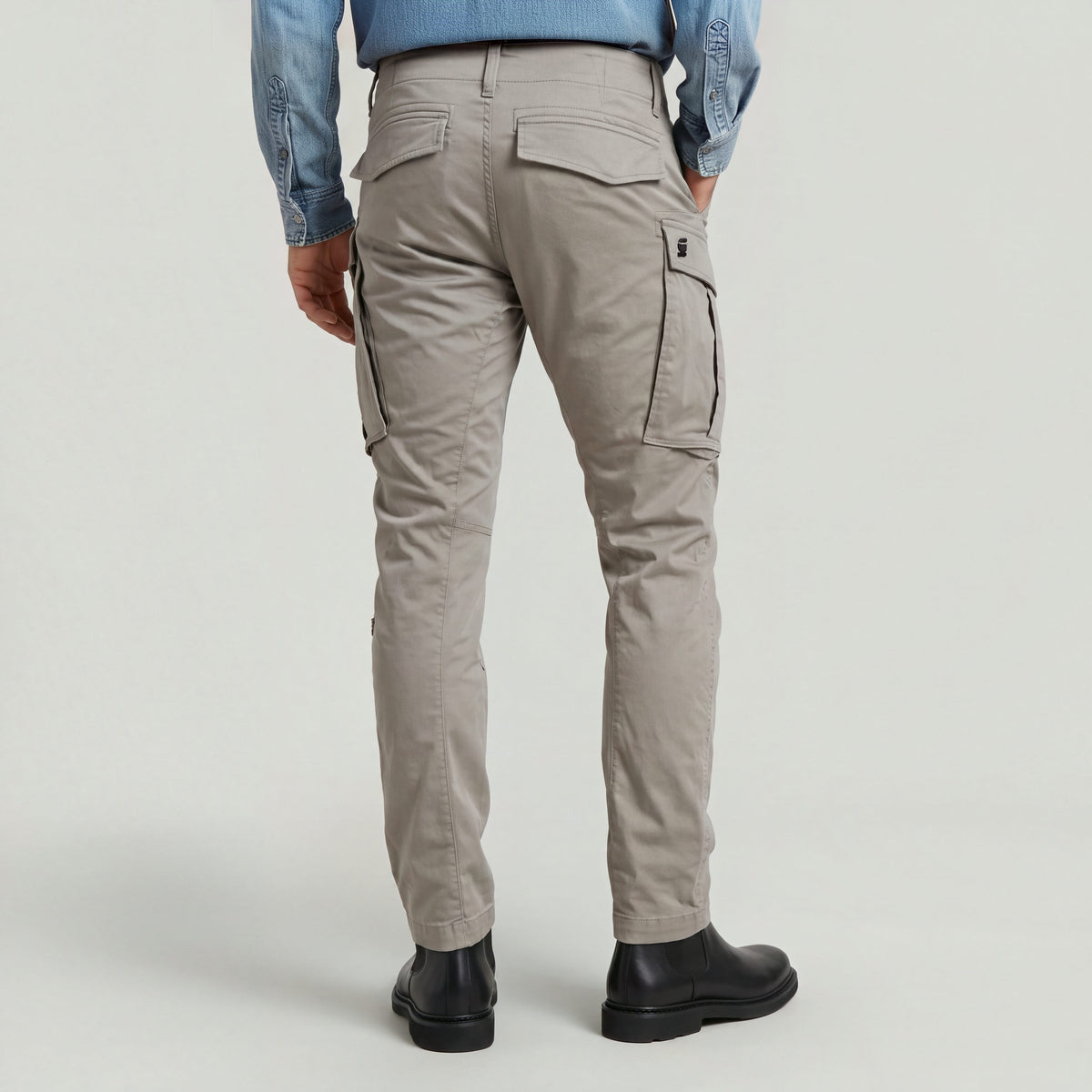 G-Star - Rovic Zip 3D Regular Tapered Elephant Skin