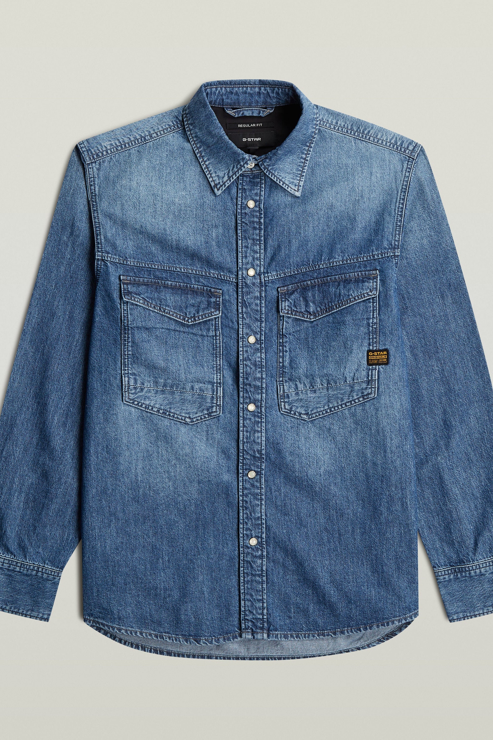 G-Star - Dakota Regular Shirt L/S Faded Casco