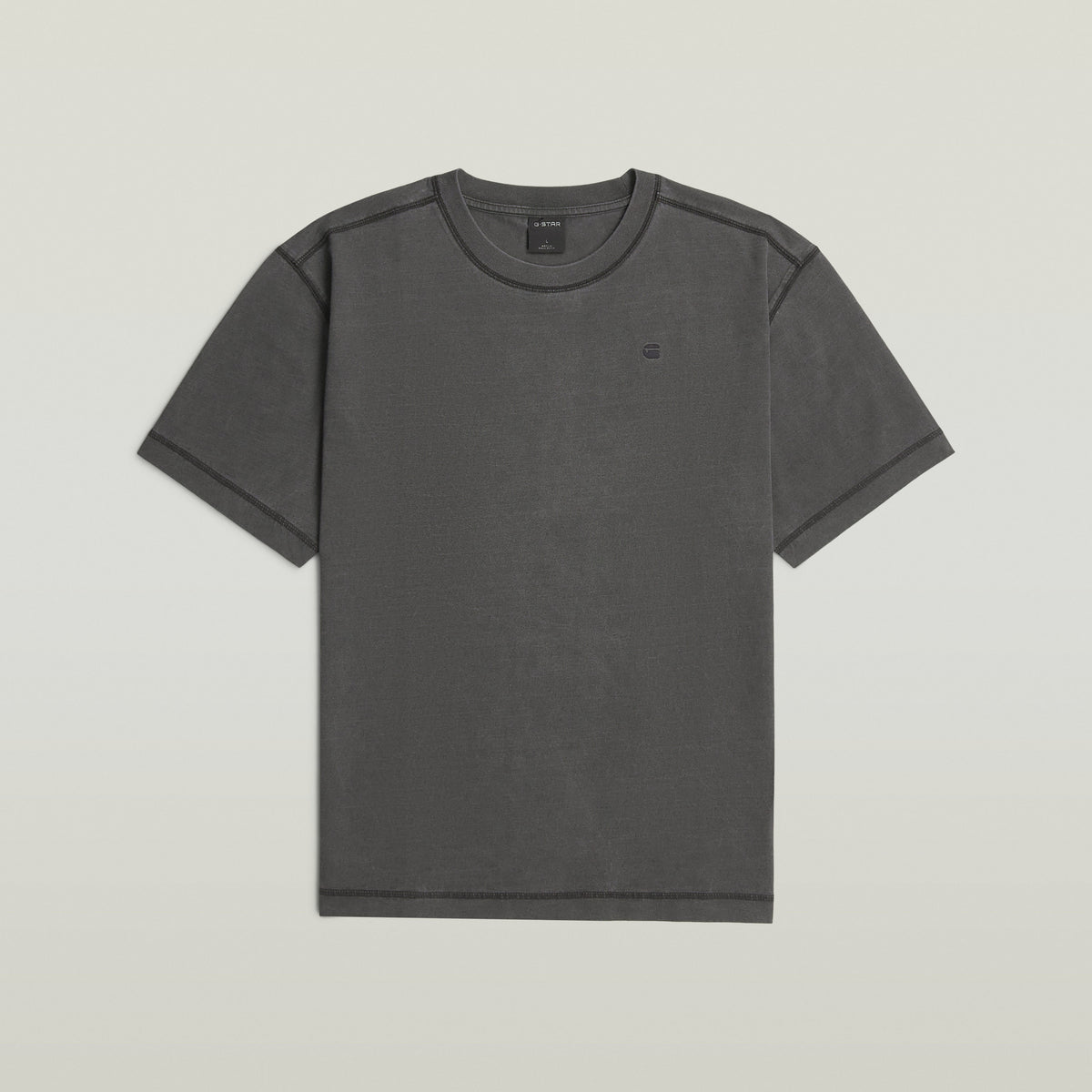 G-Star - Unit Washed Relaxed T-Shirt - Dark Black