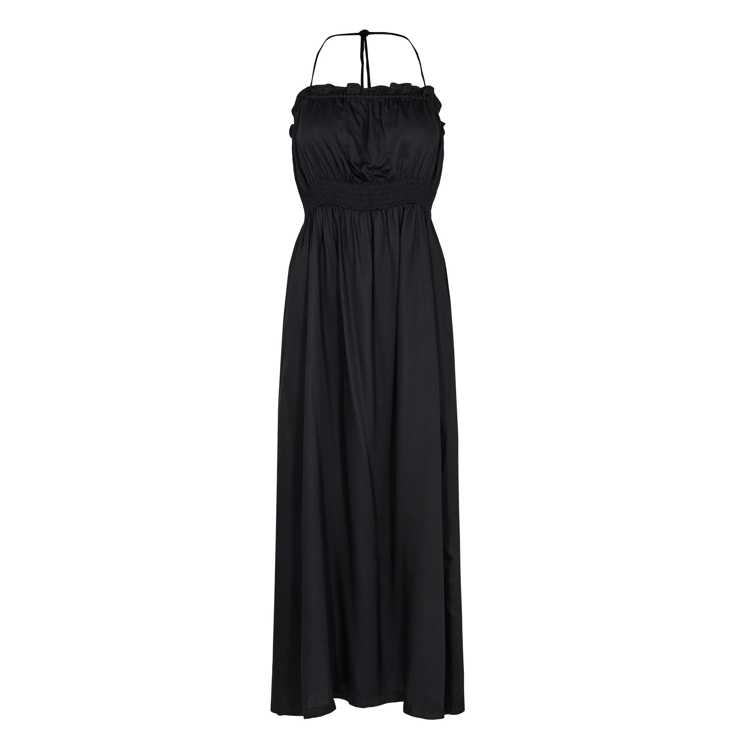 Gossia CammiGO Kjole i Sort – Let og Elegant Maxikjole