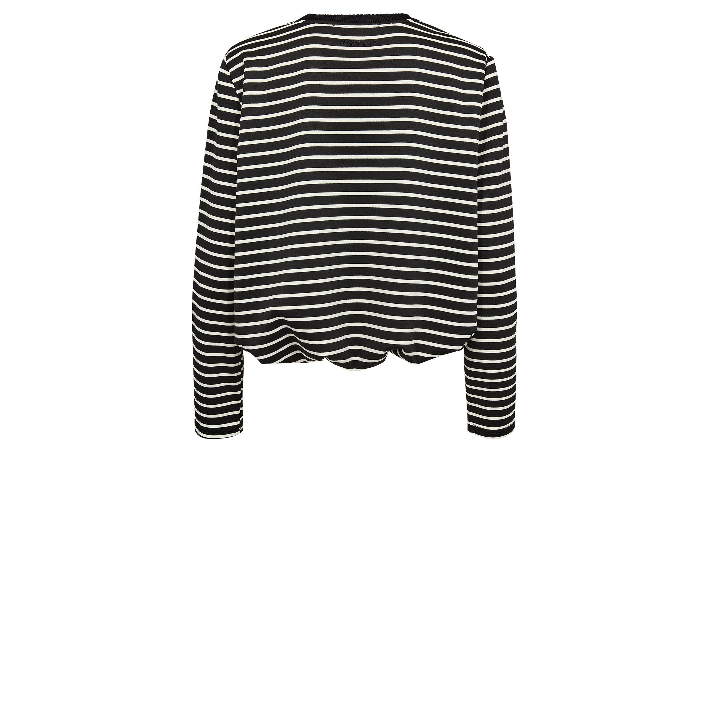 Gossia - KinneGO Bluse Sort Strib