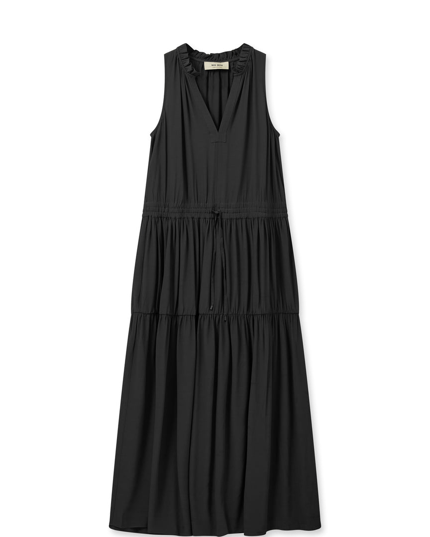 MMSabri Solida Dress – Sort Sommerkjole fra Mos Mosh