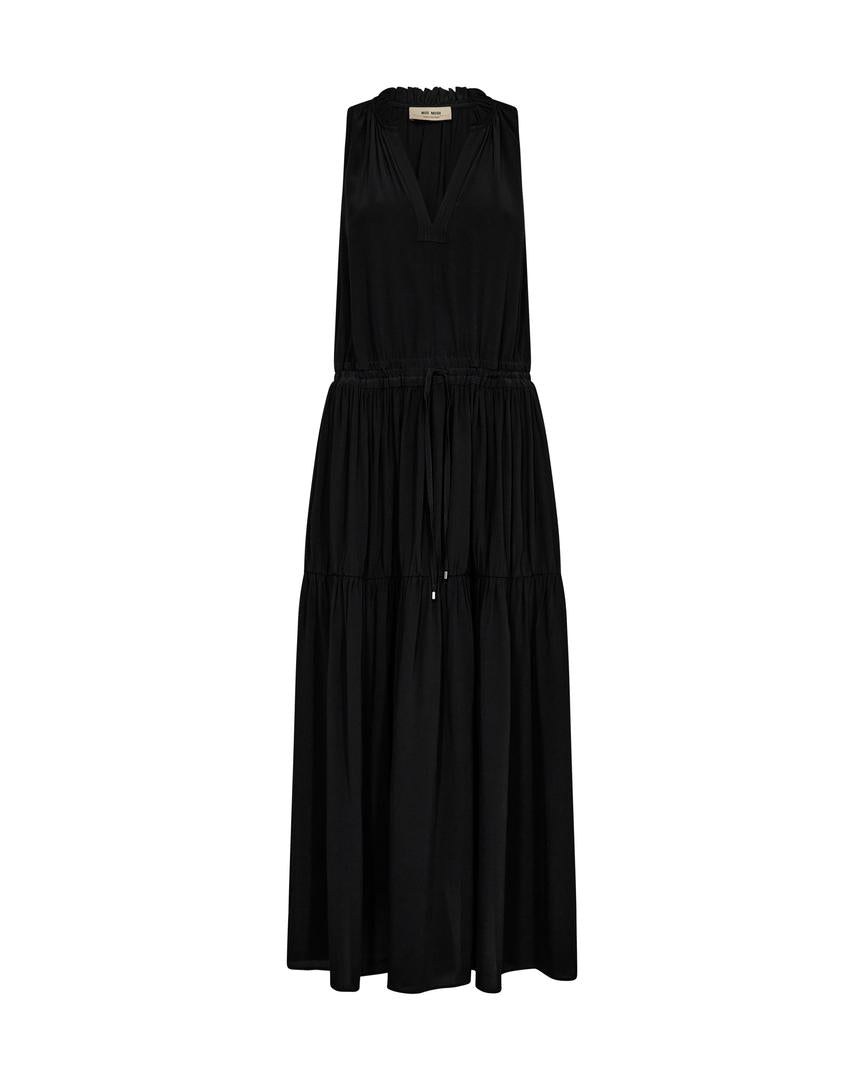 MMSabri Solida Dress – Sort Sommerkjole fra Mos Mosh