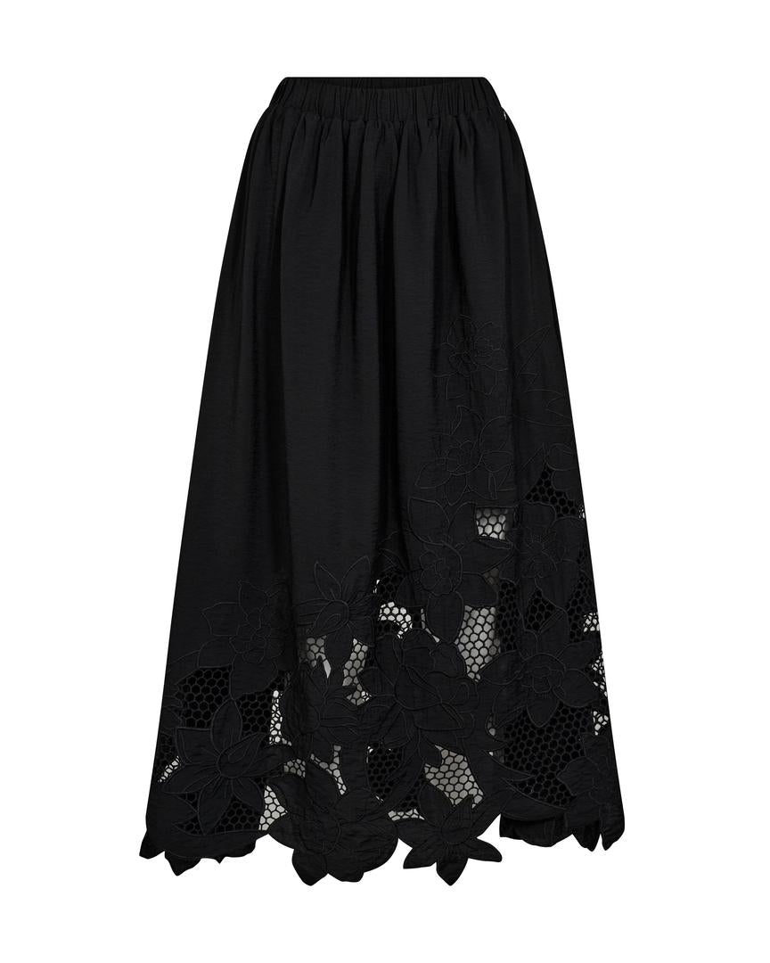 MMZorai Brodie Skirt – Sort Nederdel fra Mos Mosh