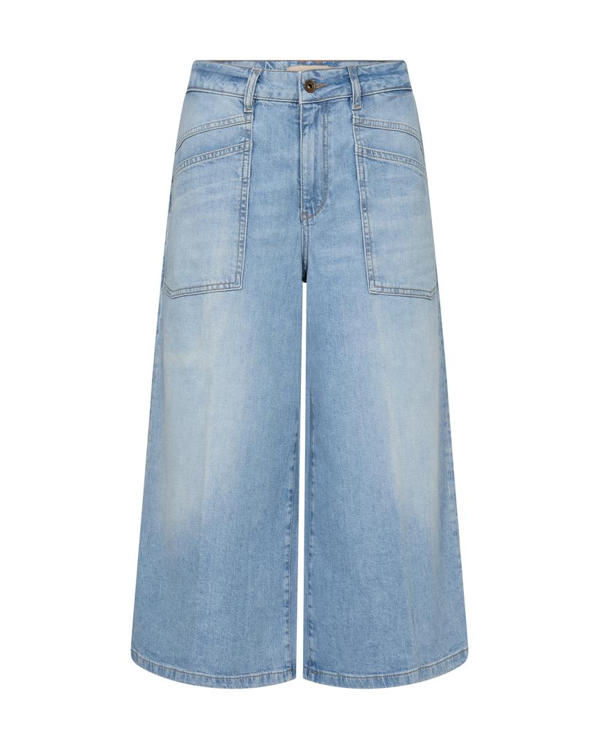 MMCulotte Sagai Jeans – Lyse Denim bukser fra Mos Mosh
