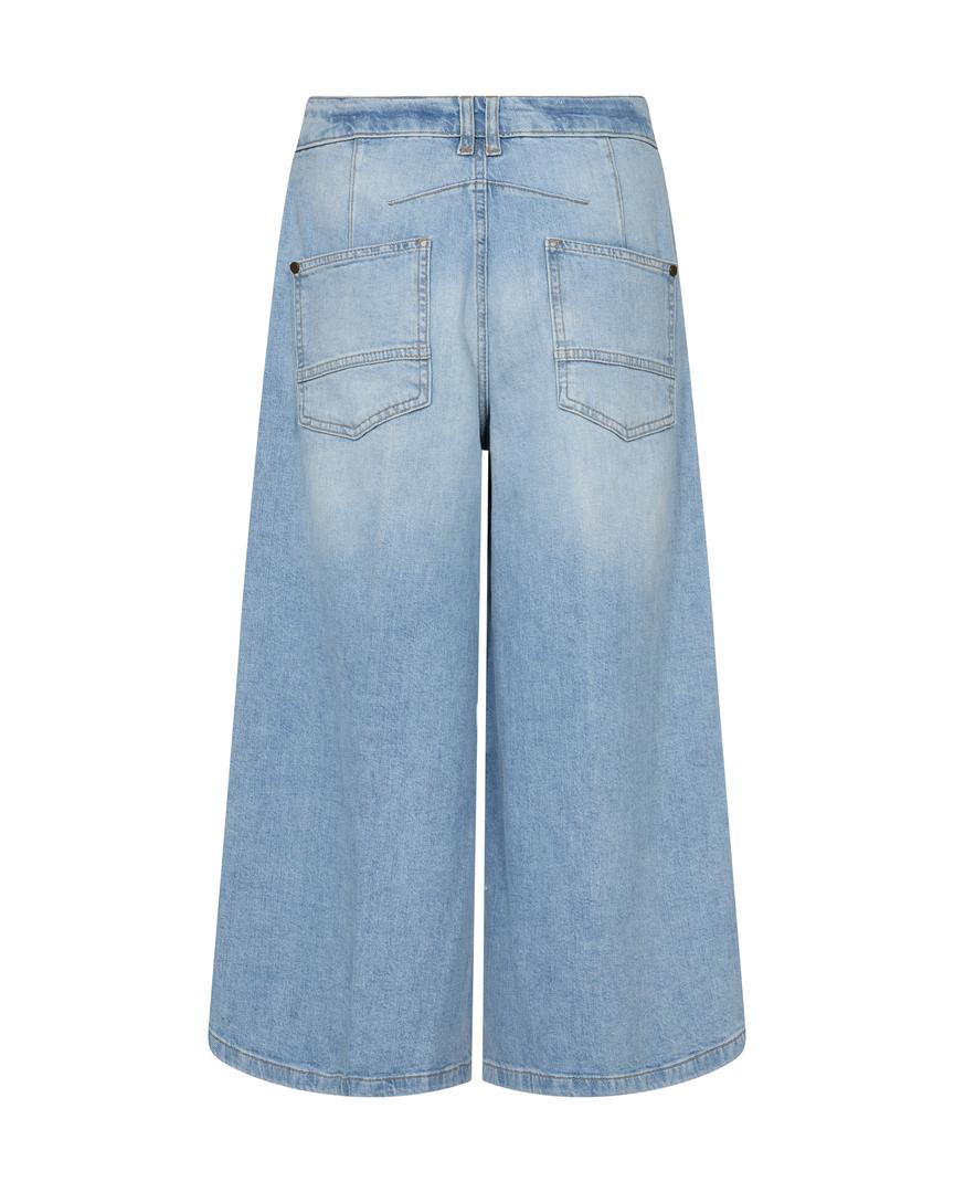 MMCulotte Sagai Jeans – Lyse Denim bukser fra Mos Mosh