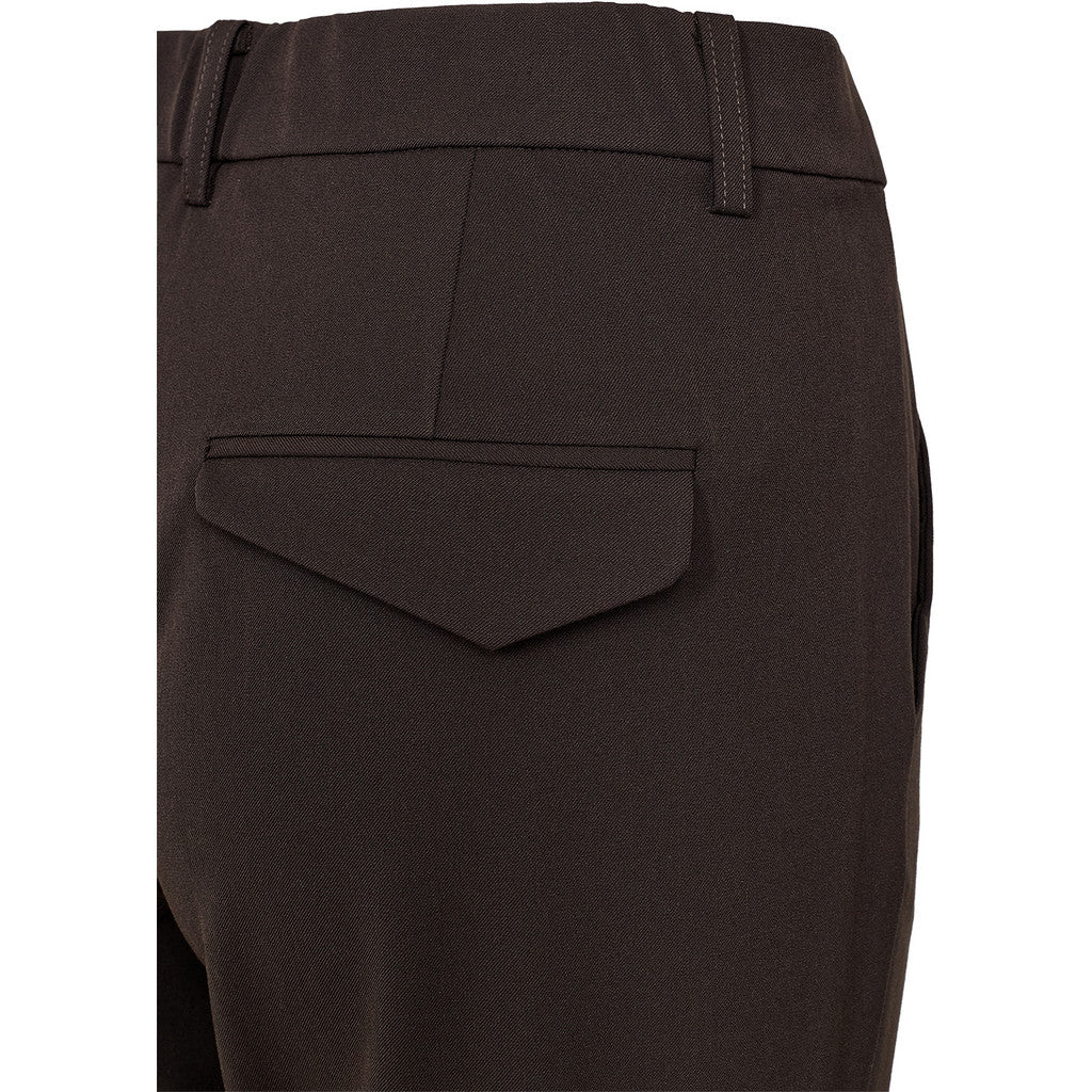 IVY Cph - Andrea flare pant, mørkebrun