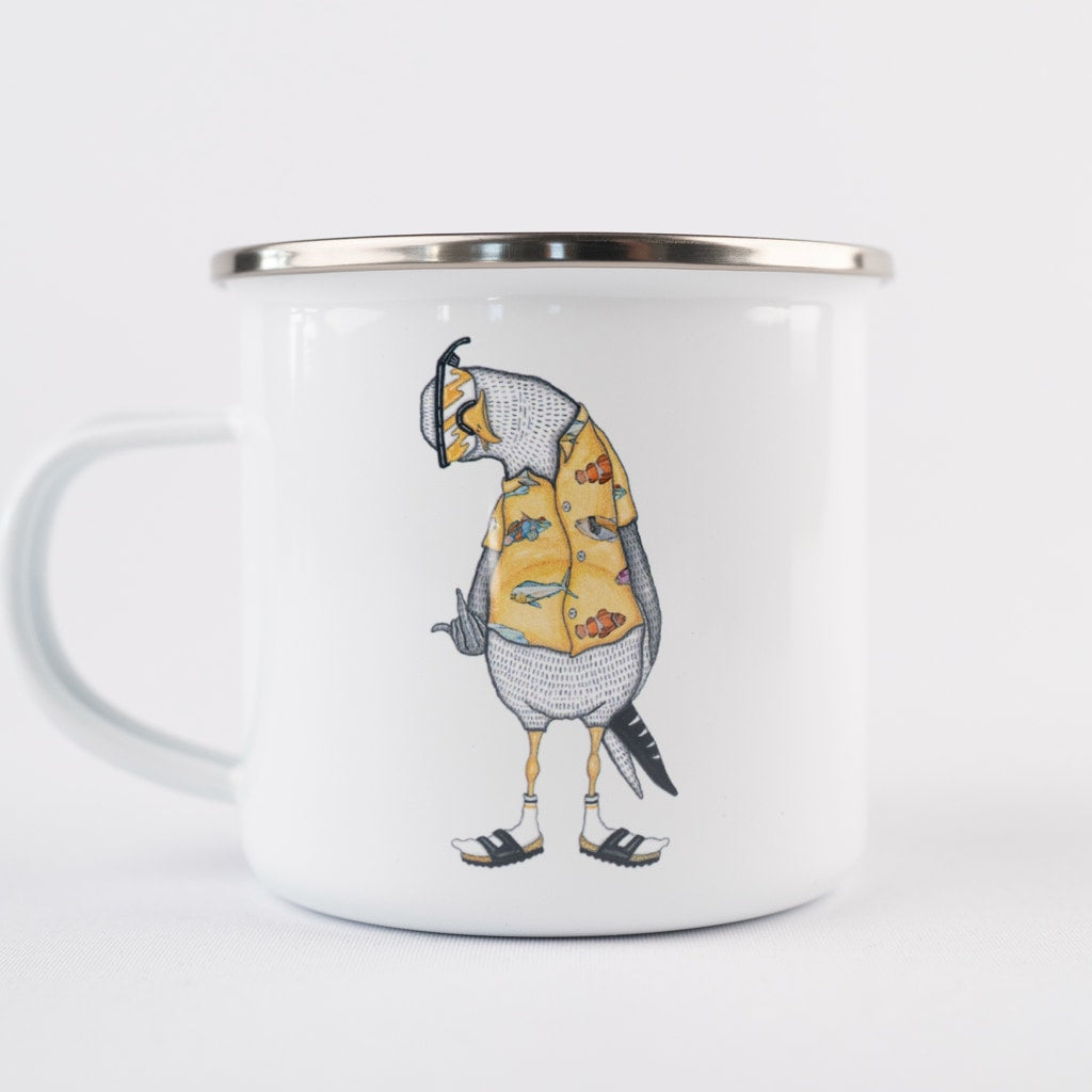 Lakor - Flipping The Bird Enamel Mug