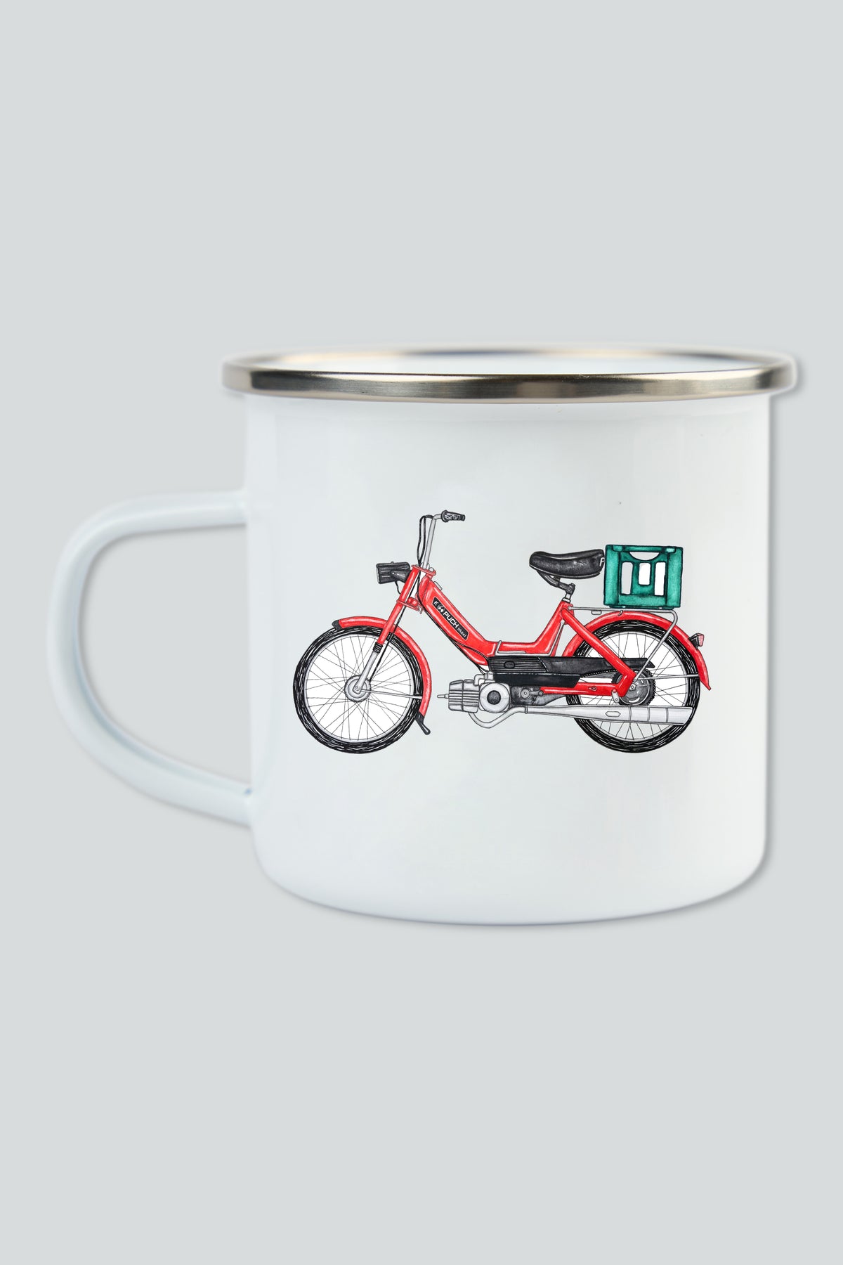 Lakor - Red Maxi Enamel Mug