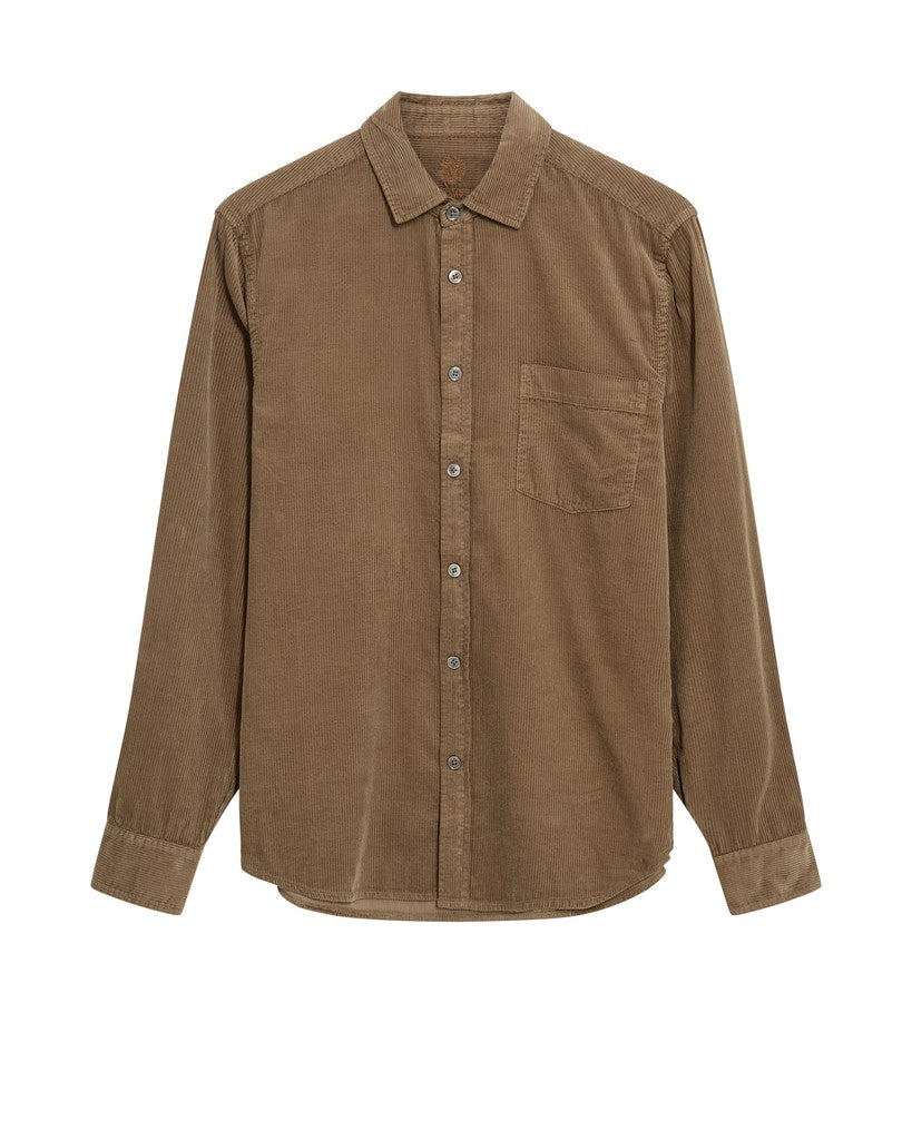 Mos Mosh Gallery - MMGAlden Corduroy Shirt Brindle