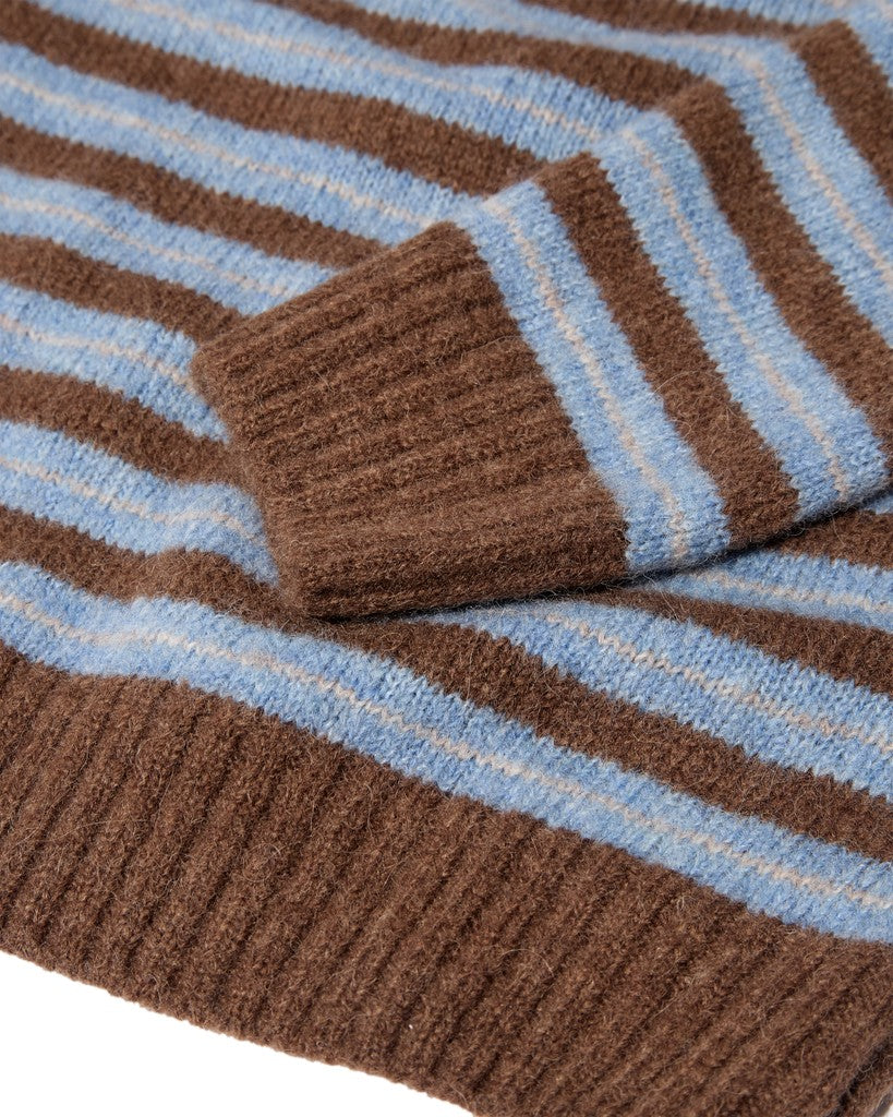Mos Mosh Gallery - MMGCarlos Stripe Crew Neck Knit