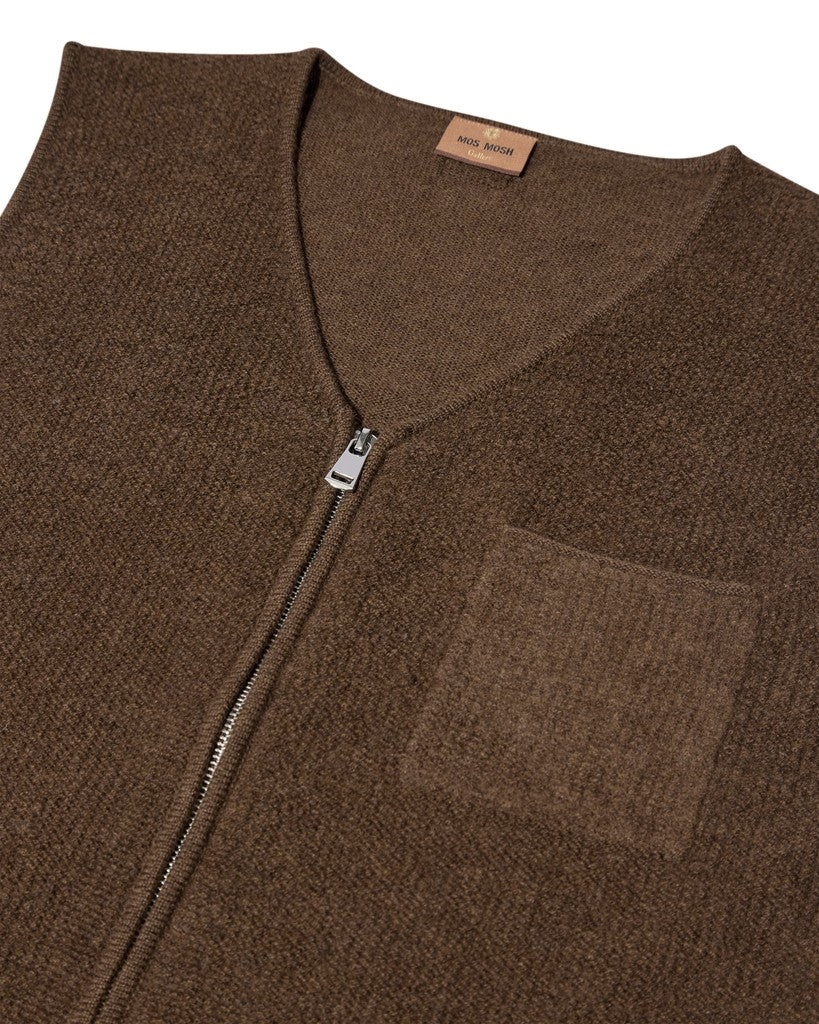 Mos Mosh Gallery - MMGCess Soft Zip Vest Knit