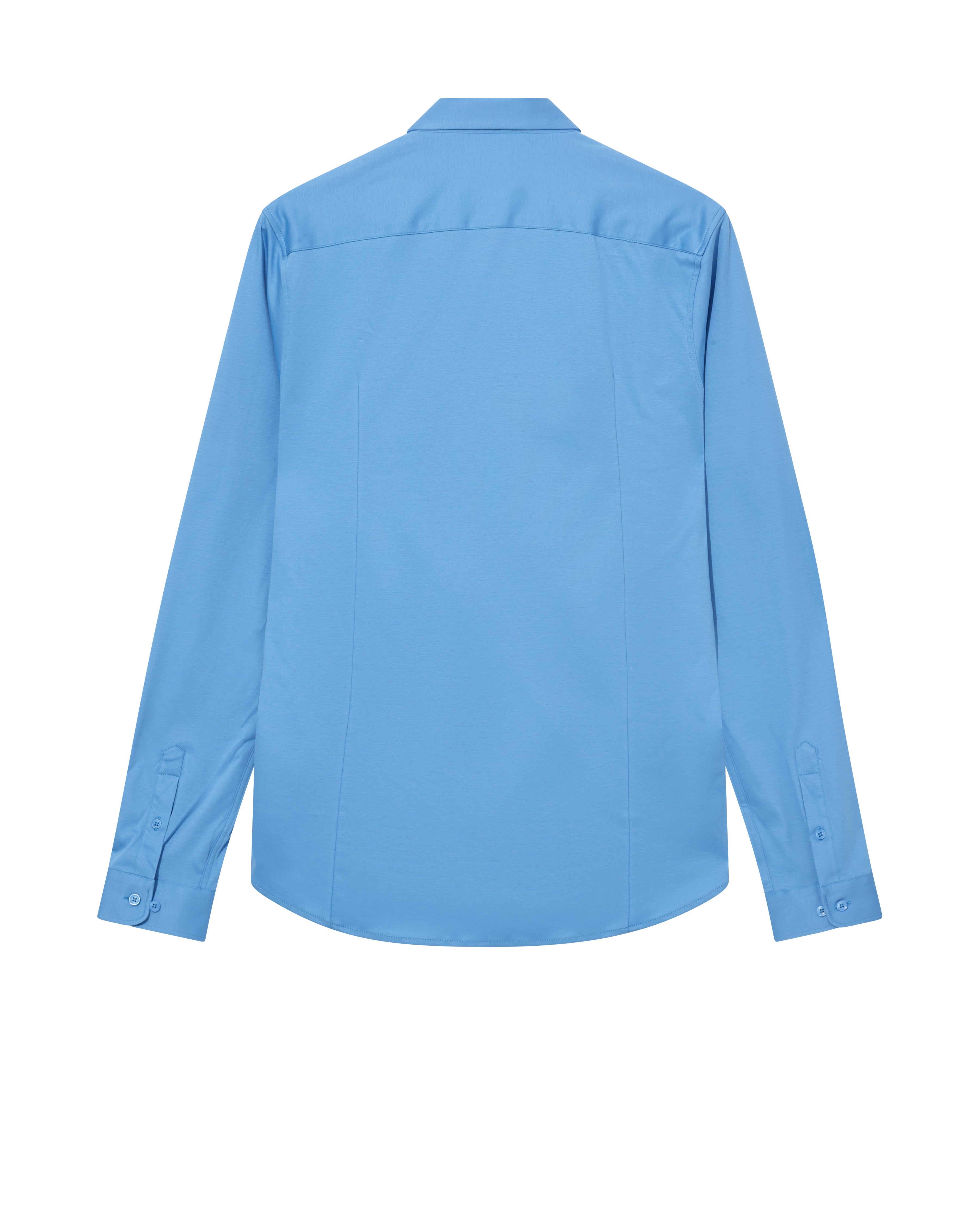 Mos Mosh Gallery - MMGMarco Jersey Shirt Silver Lake Blue