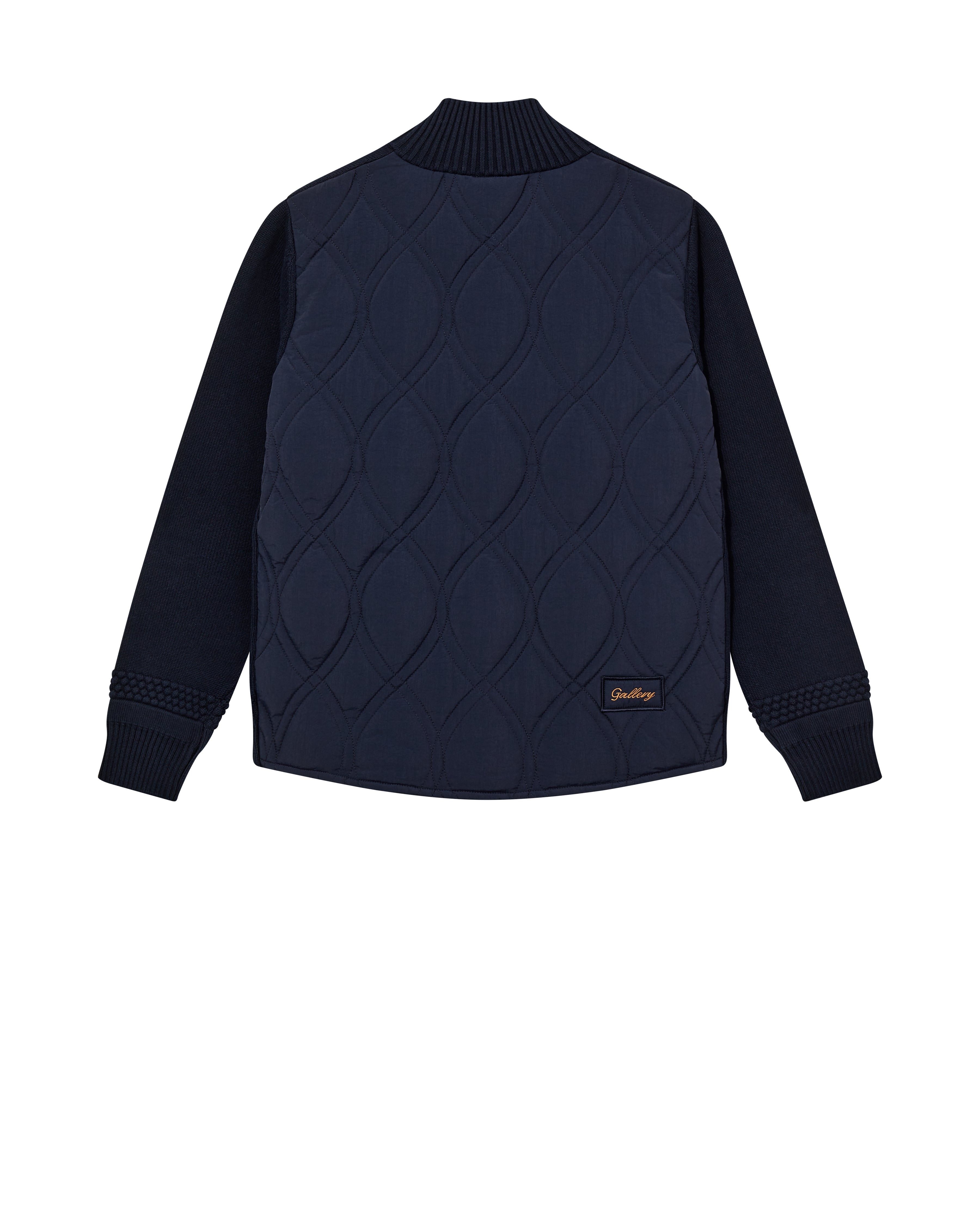 Mos Mosh Gallery - Alonso Zip Cardigan Navy