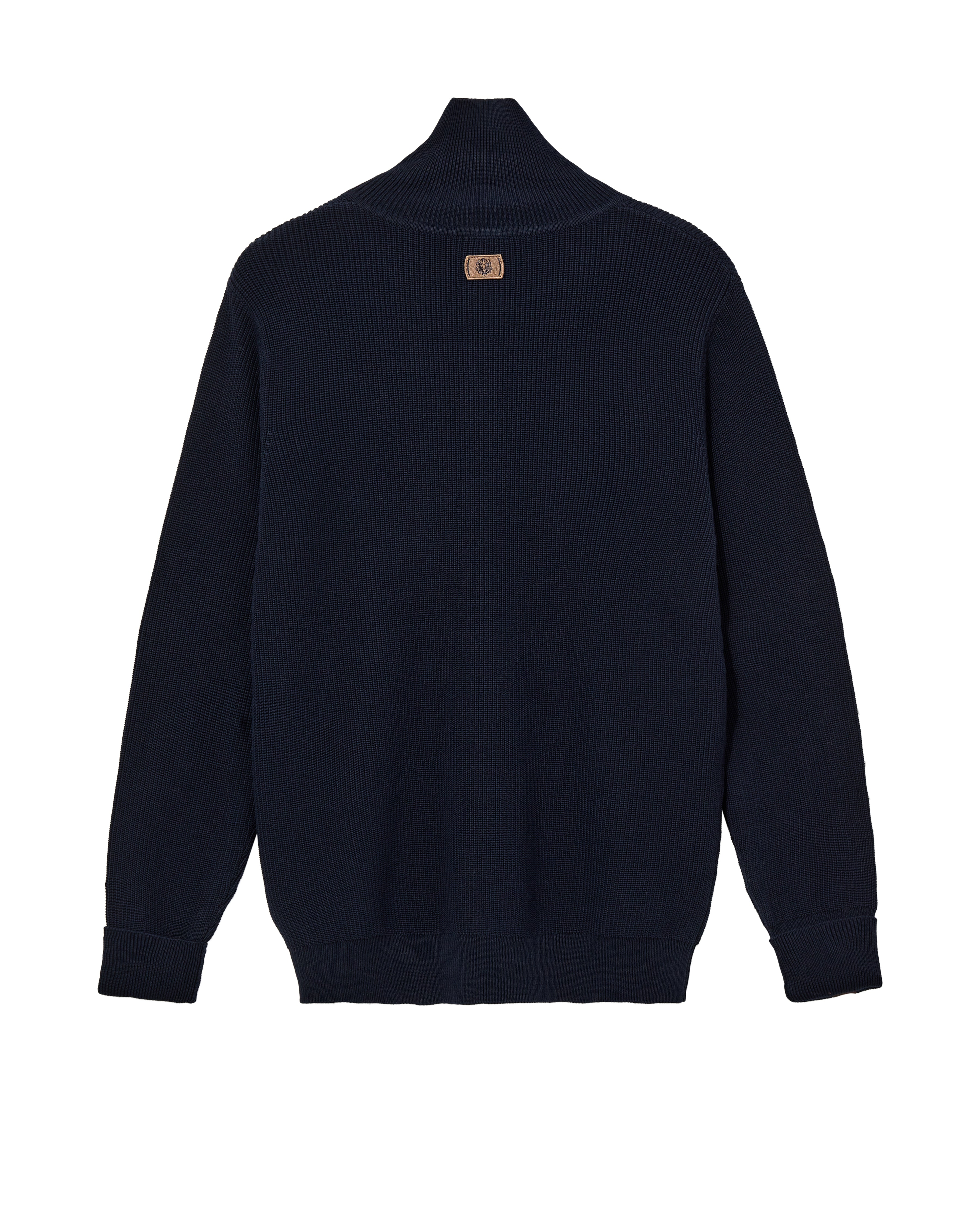 Mos Mosh Gallery - Porter Half Zip Strik Navy