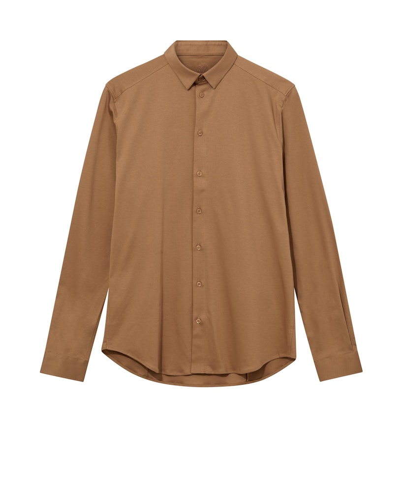 Mos Mosh Gallery - MMGMarco Jersey Shirt Camel