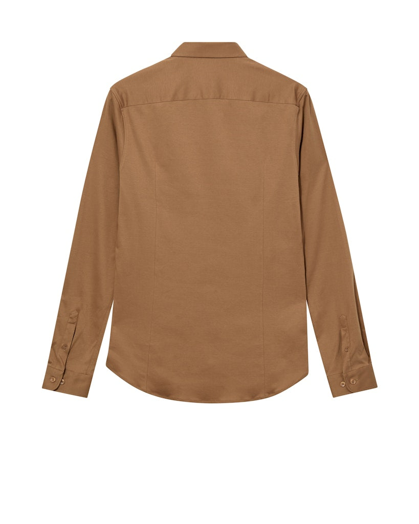 Mos Mosh Gallery - MMGMarco Jersey Shirt Camel
