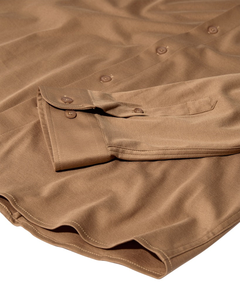 Mos Mosh Gallery - MMGMarco Jersey Shirt Camel