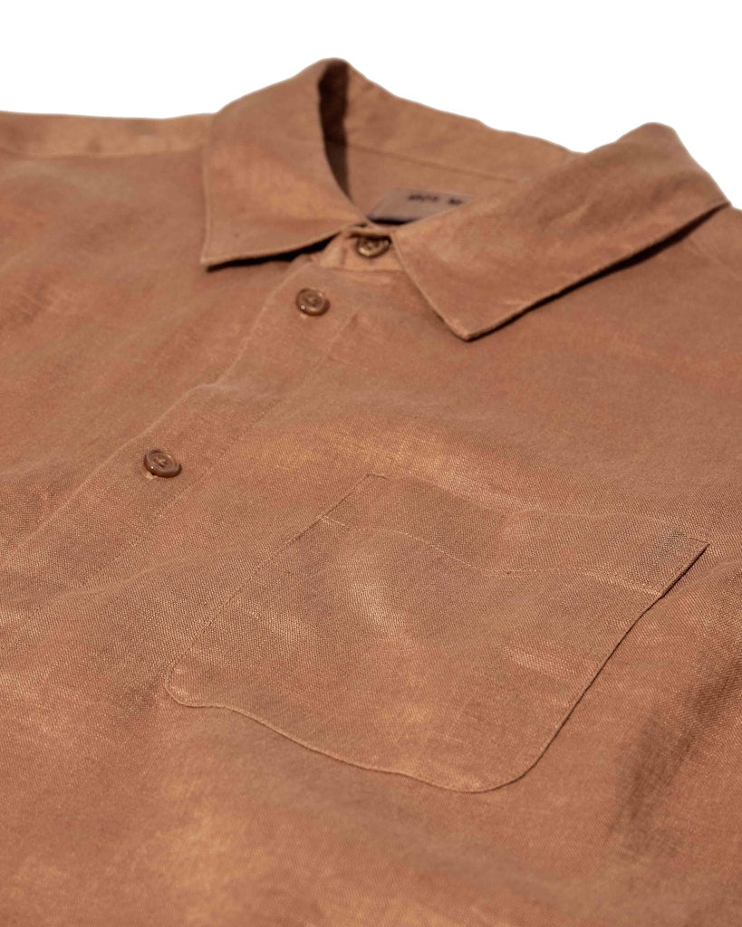 Mos Mosh Gallery - MMGTheo Linen SS Skjorte Coconut