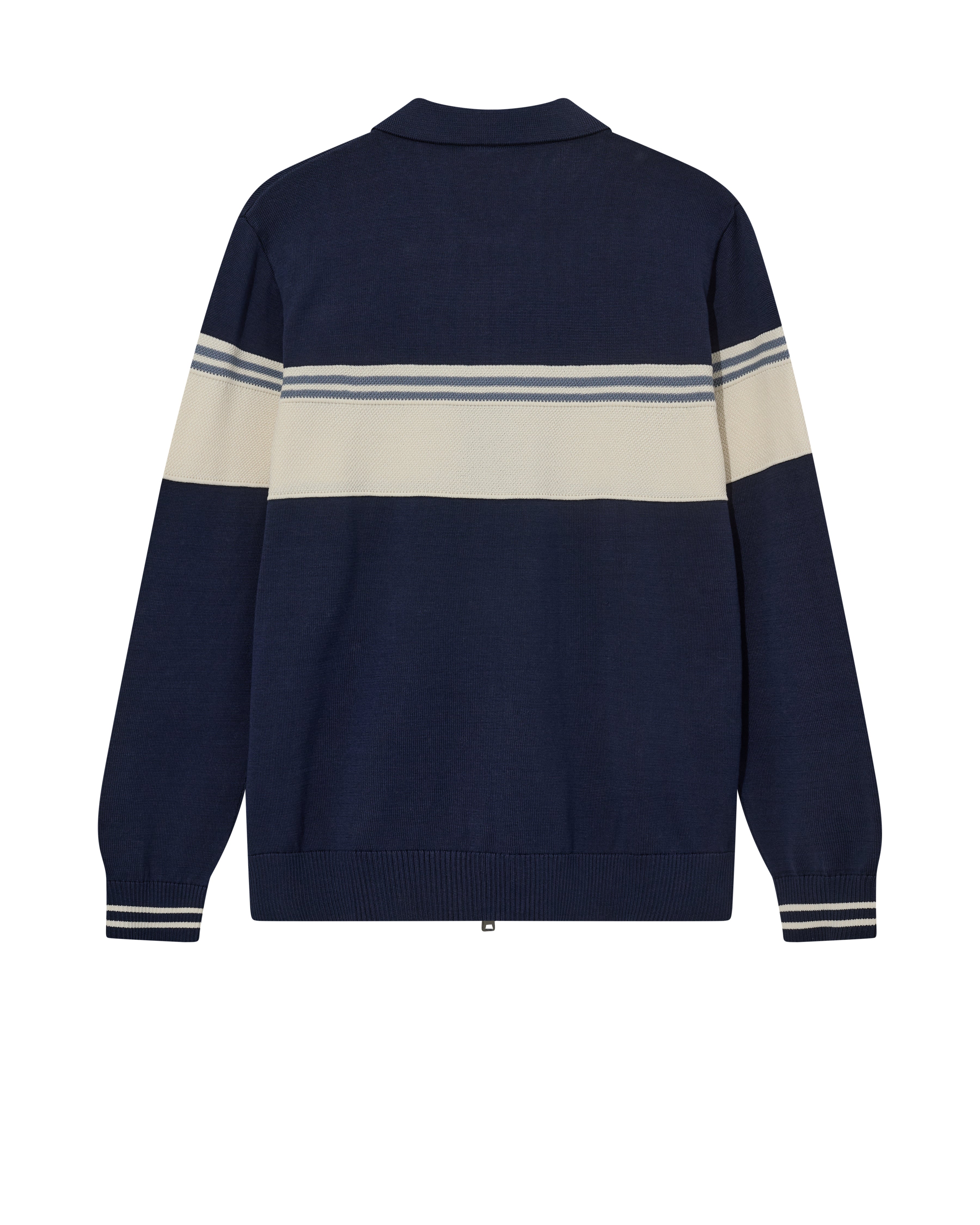 Mos Mosh Gallery - MMGBlam Stripe Polo Cardigan
