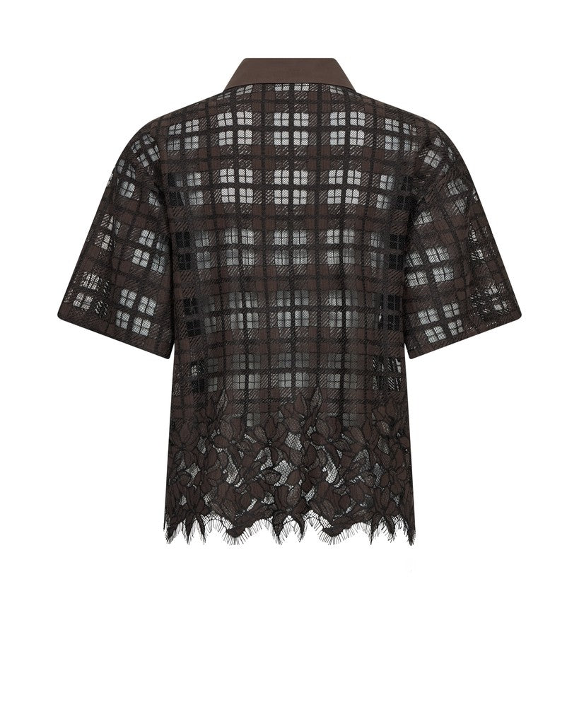 Mos Mosh - MMLia Checko SS Lace Shirt