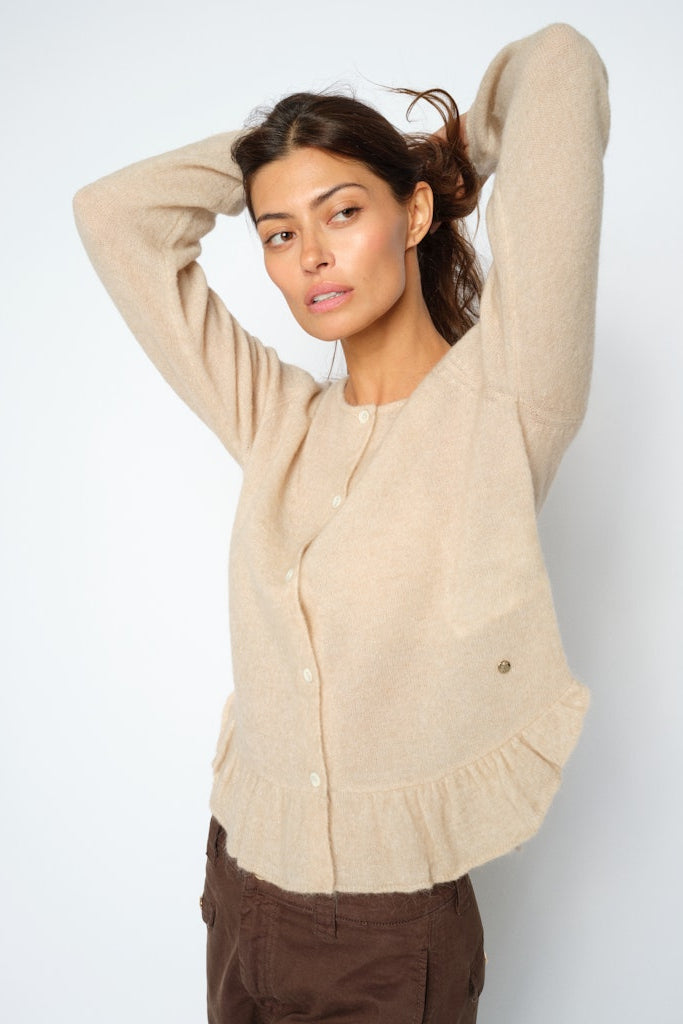 Mos Mosh - MMMape Alice Strik Cardigan Doeskin