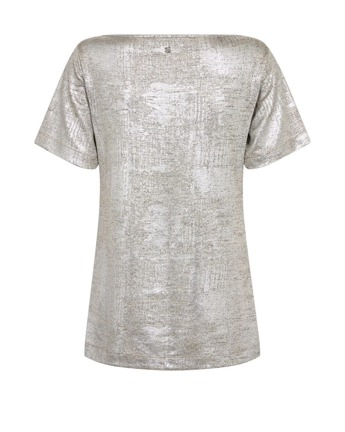 Mos Mosh - MMNiva O-SS Metallic Tee Silver