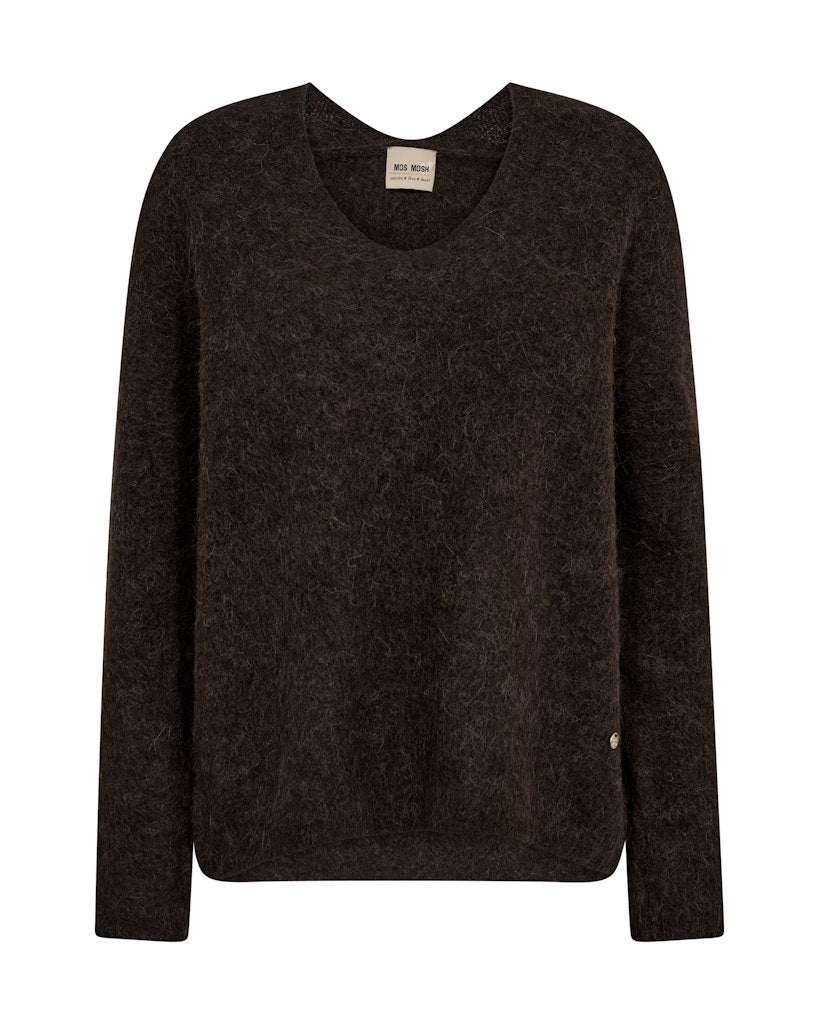 Mos Mosh - MMThora V-Neck Strik, Delicioso