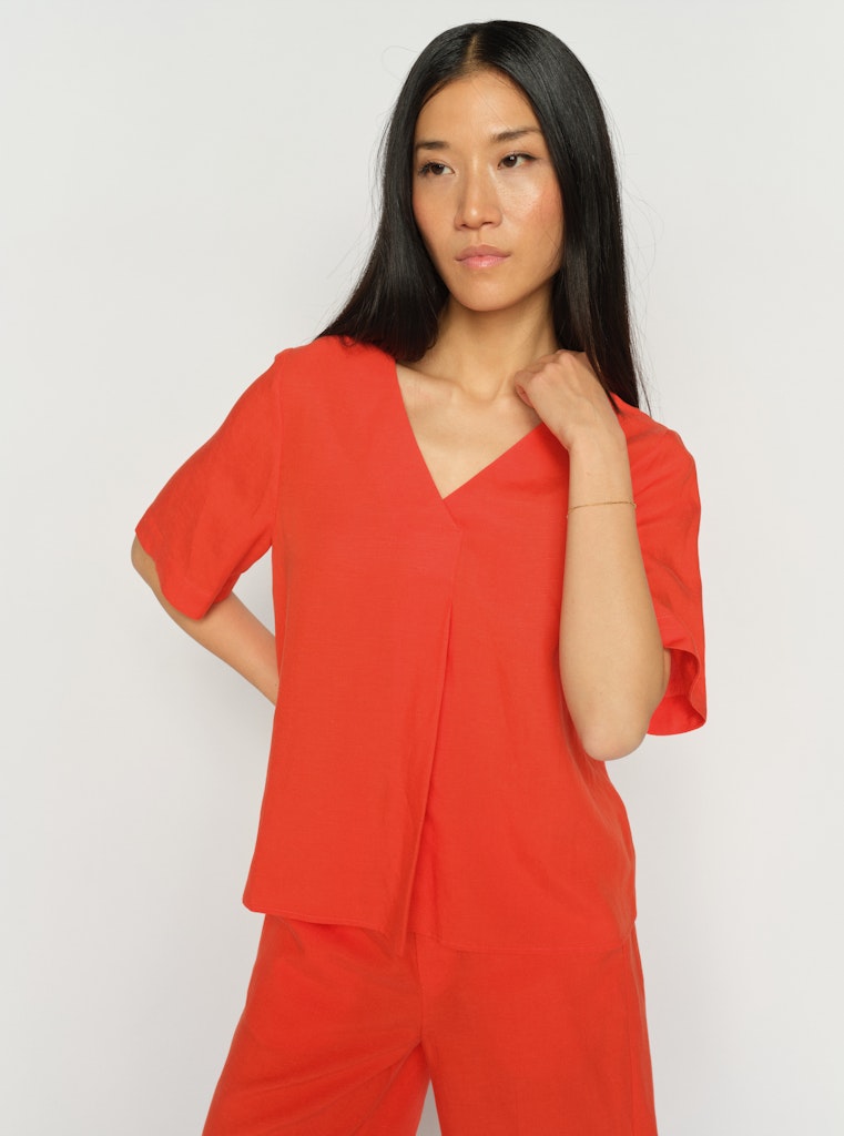 Mos Mosh - MMRaina Alexis Blouse, spicy orange