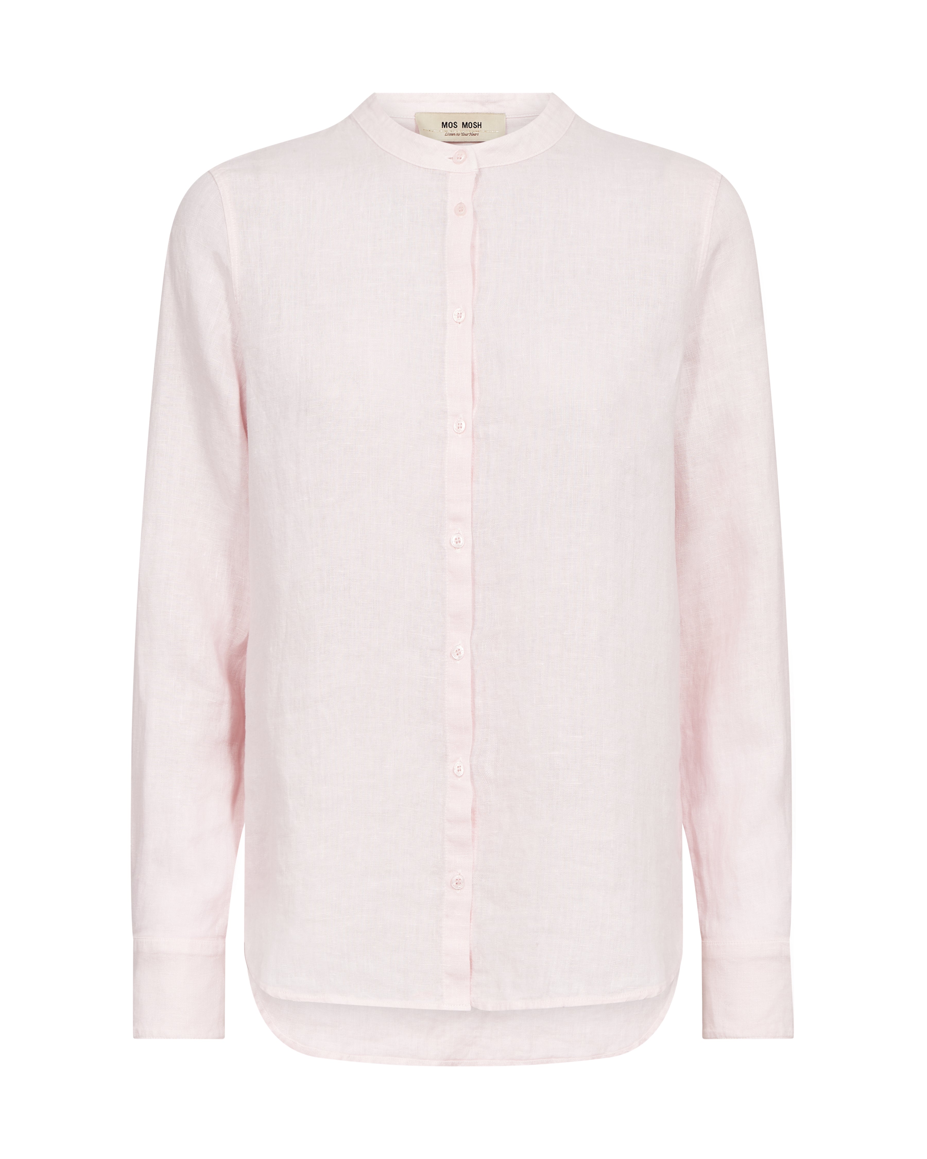 Mos Mosh - MMArtina Linen Shirt Lyserød