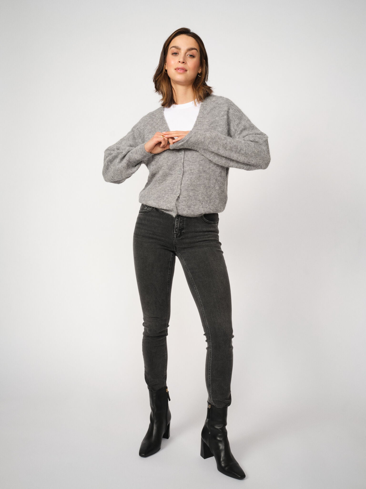 Mos Mosh - MMVice Deluxe Jeans i grå