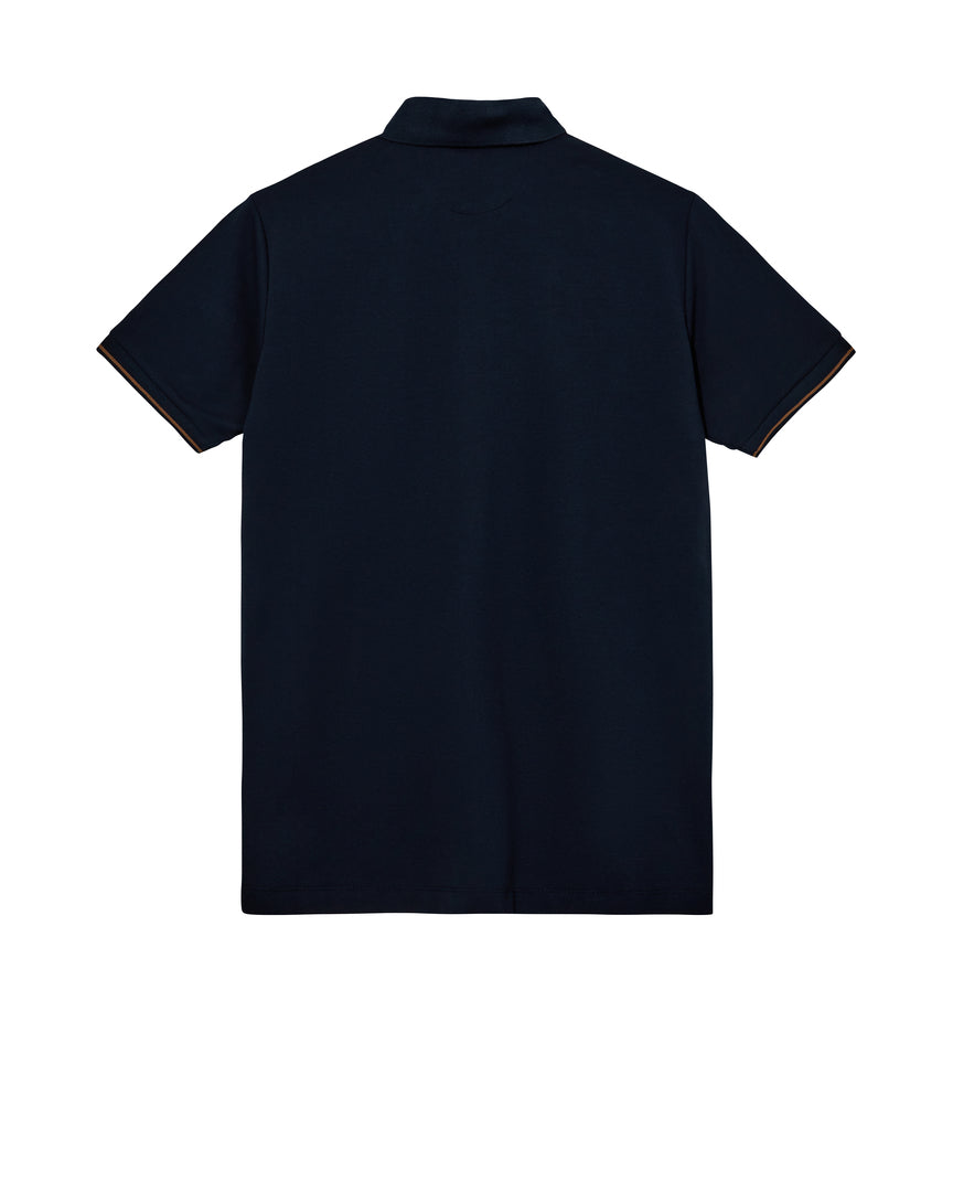 MMGHarvey Polo Ss Tee, Navy