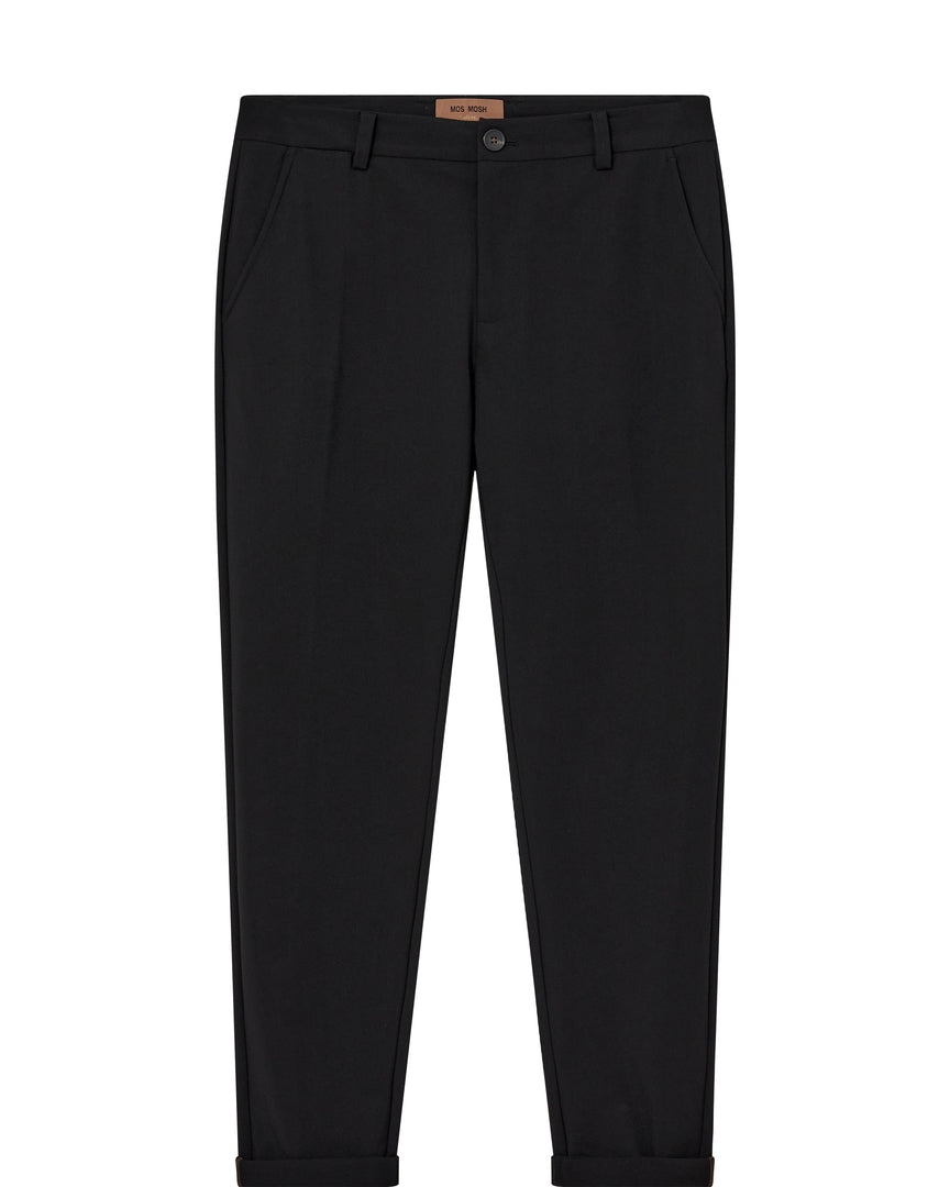 MMG Hunt Traver Pant fra Mos Mosh Gallery – Sort Buks med Stretch