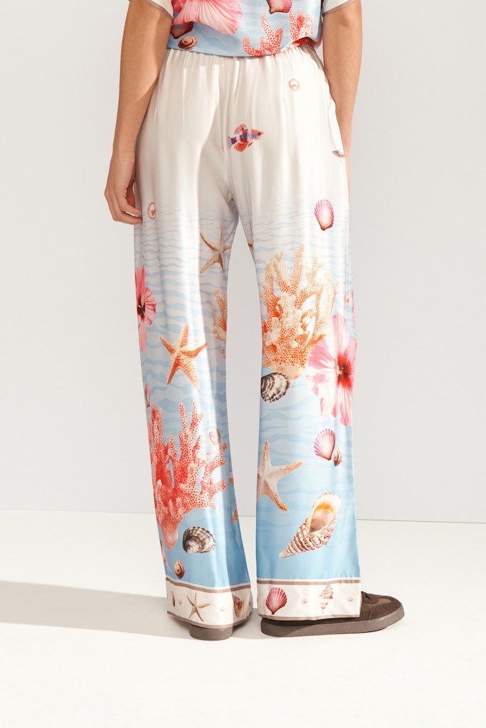 Nümph - Nuoceana Bukser Lyseblå Print