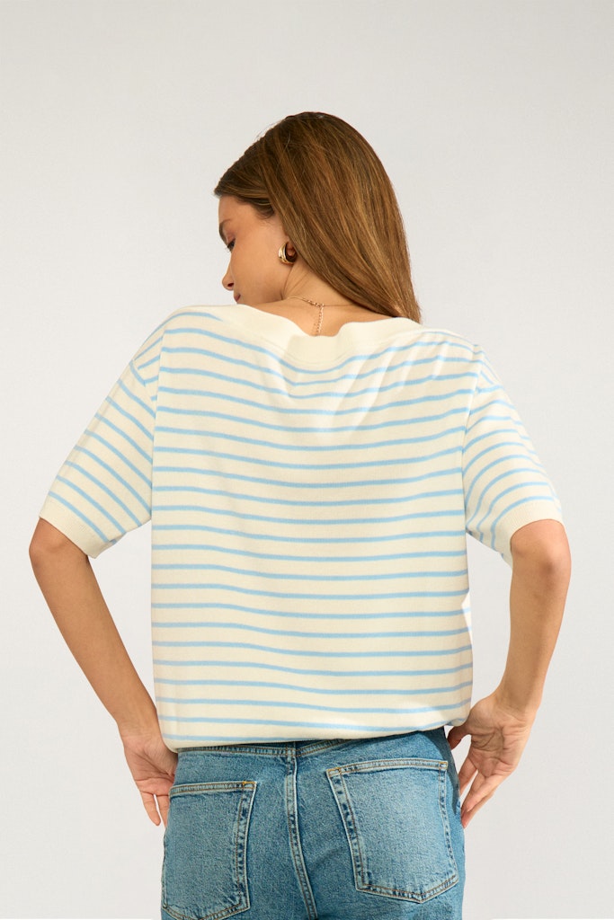 Nümph - Nusillio Pullover Lyse Blå