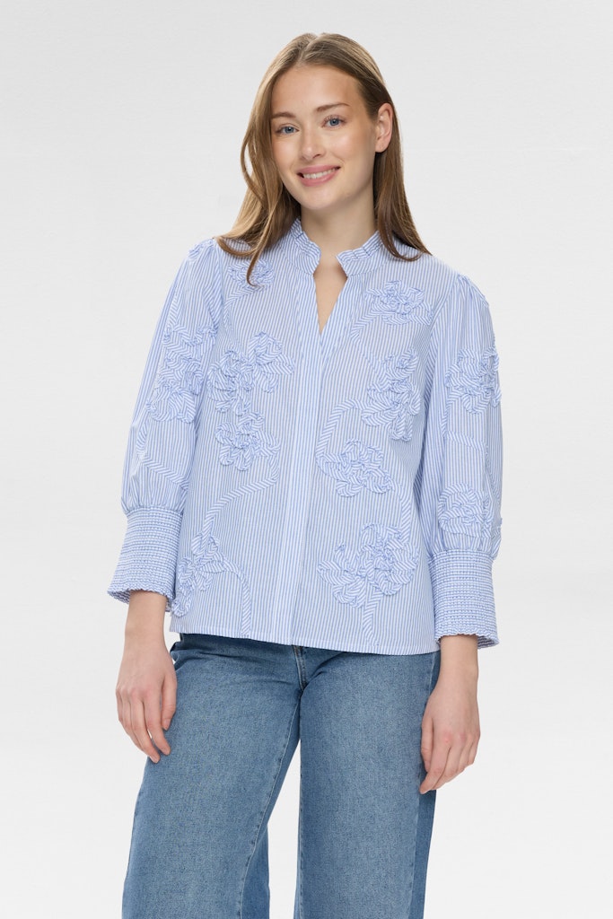 Nümph - NUEmelia skjorte i lyseblå