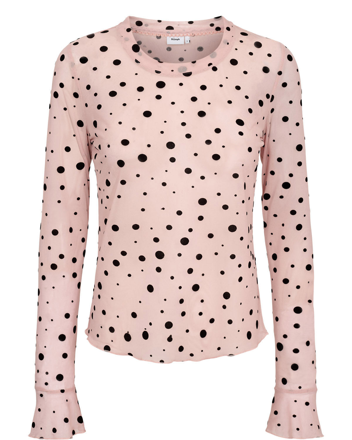 Nümph - NUEvita Meshbluse i peach