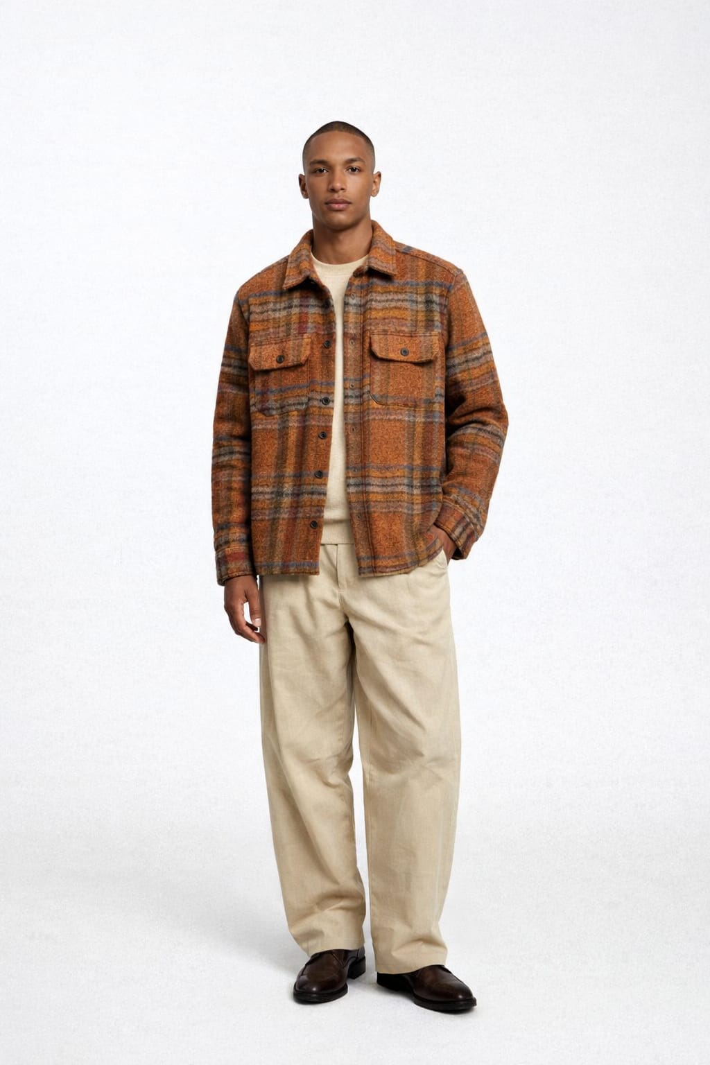 PLENUM STUDIO - Radish New Check Overshirt Multi