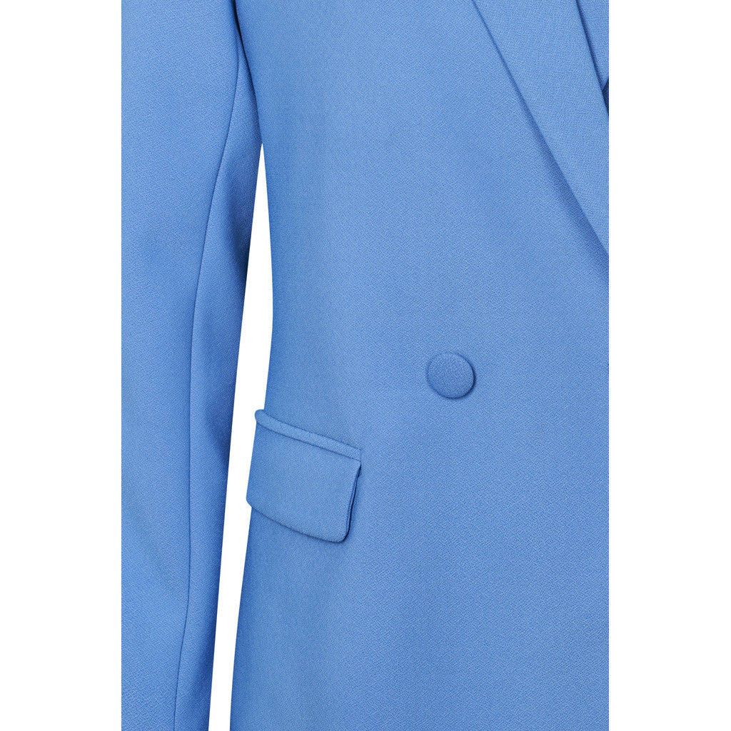 Eloiseppa Blazer – skyblå blazer med dobbeltradet lukning | Rue de Femme
