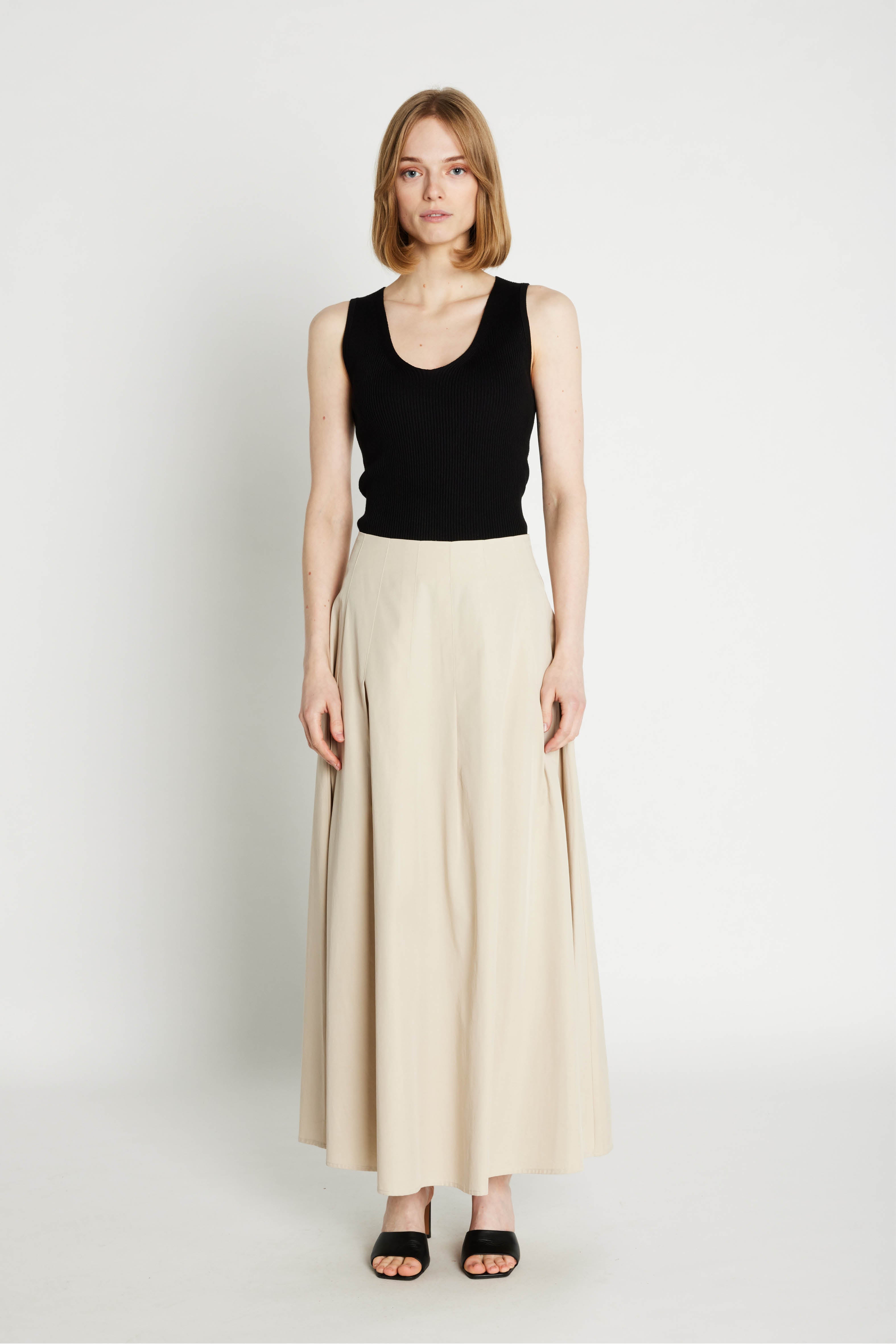 Rue De Femme Belladra Skirt – Beige Nederdel