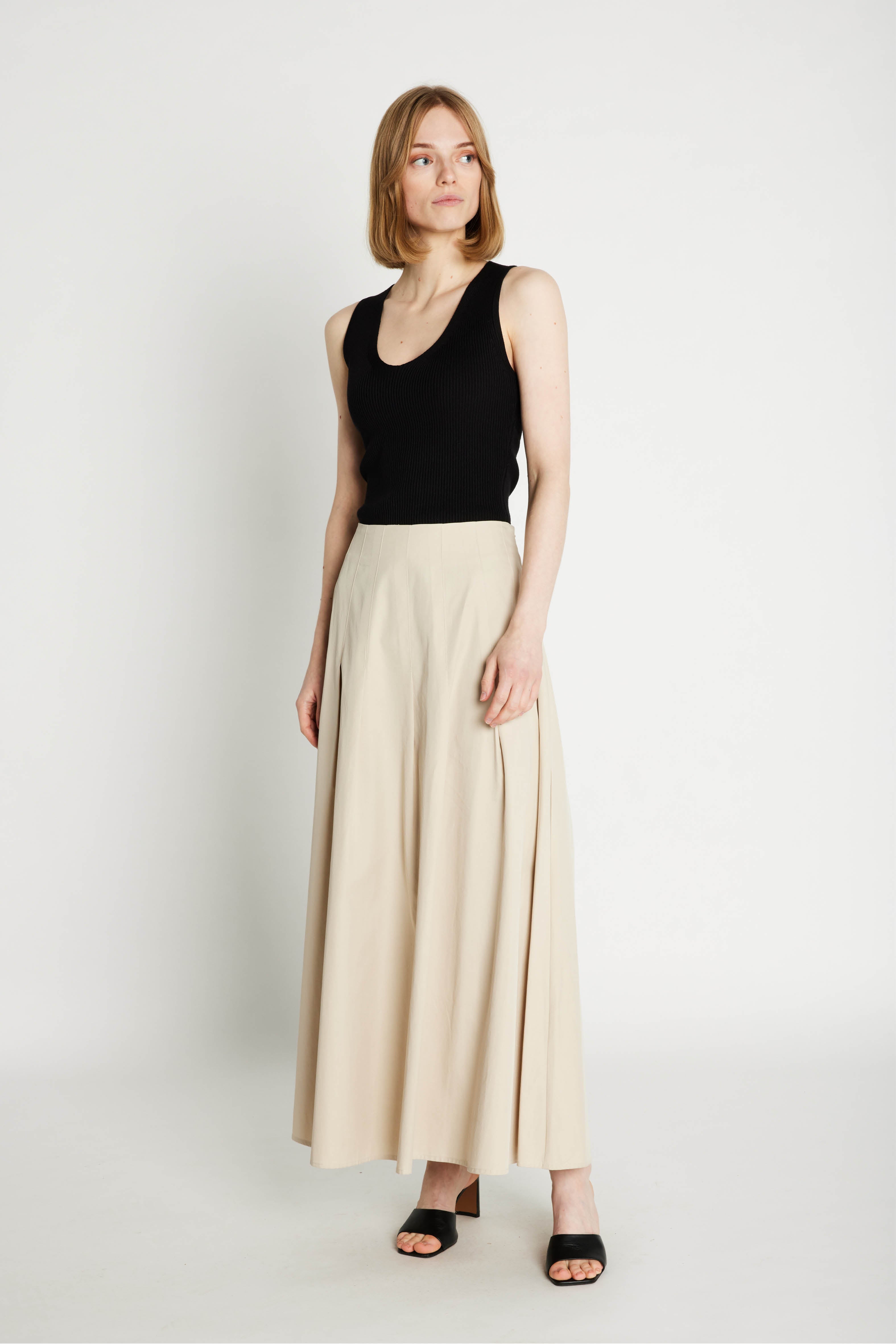 Rue De Femme Belladra Skirt – Beige Nederdel