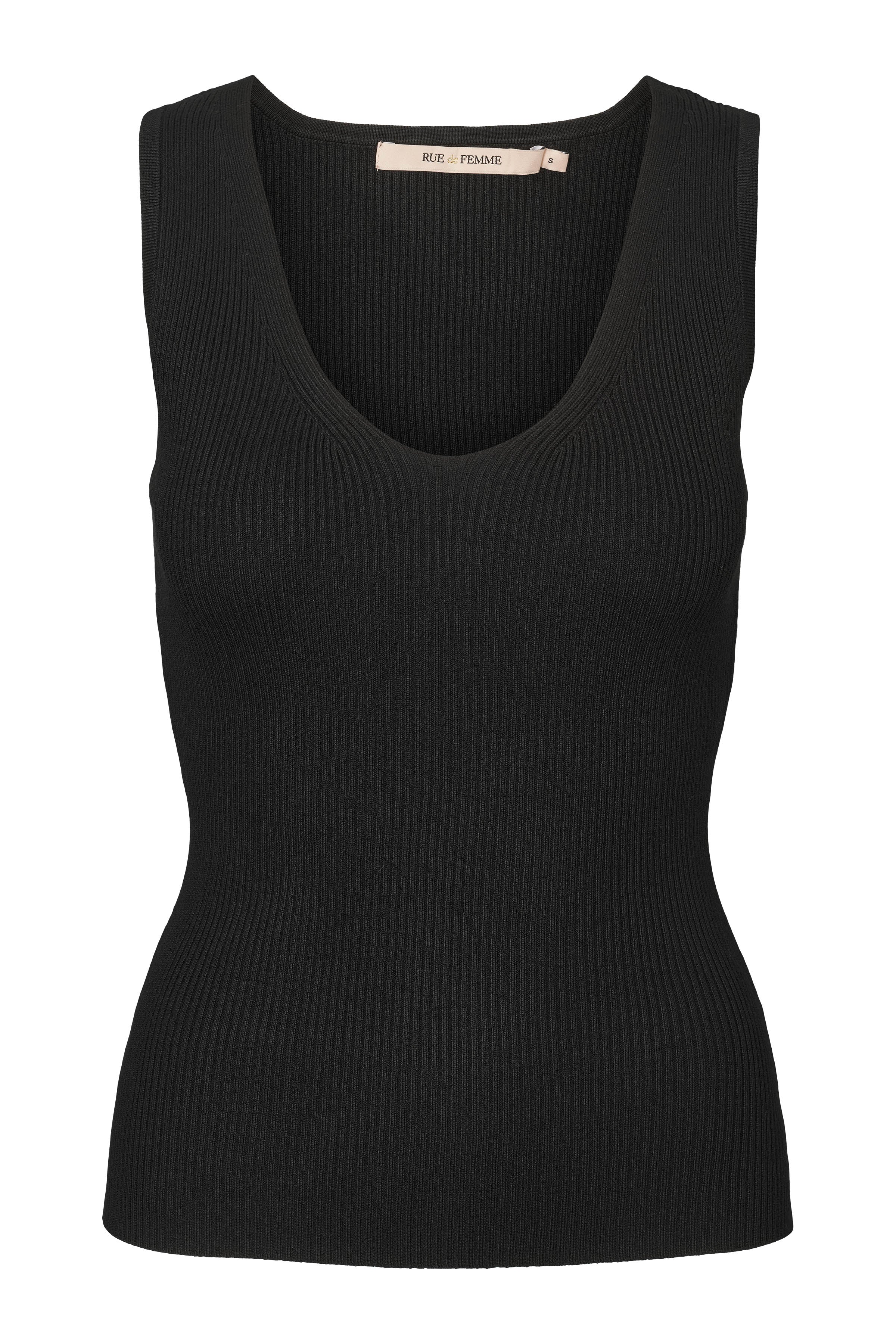 Rue De Femme Softy Galatea Top, Sort