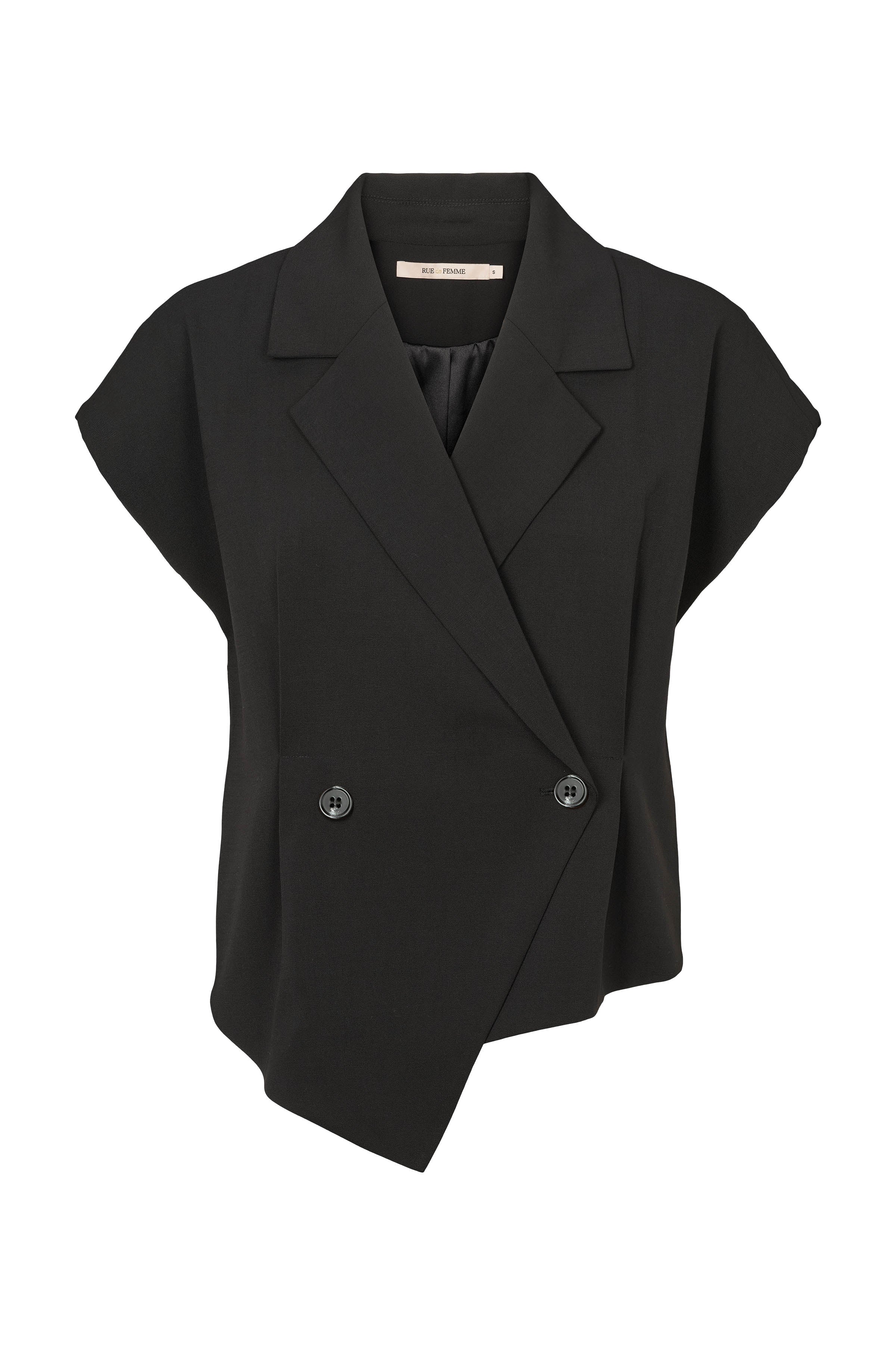 Rue De Femme - Solveig Vest i Sort