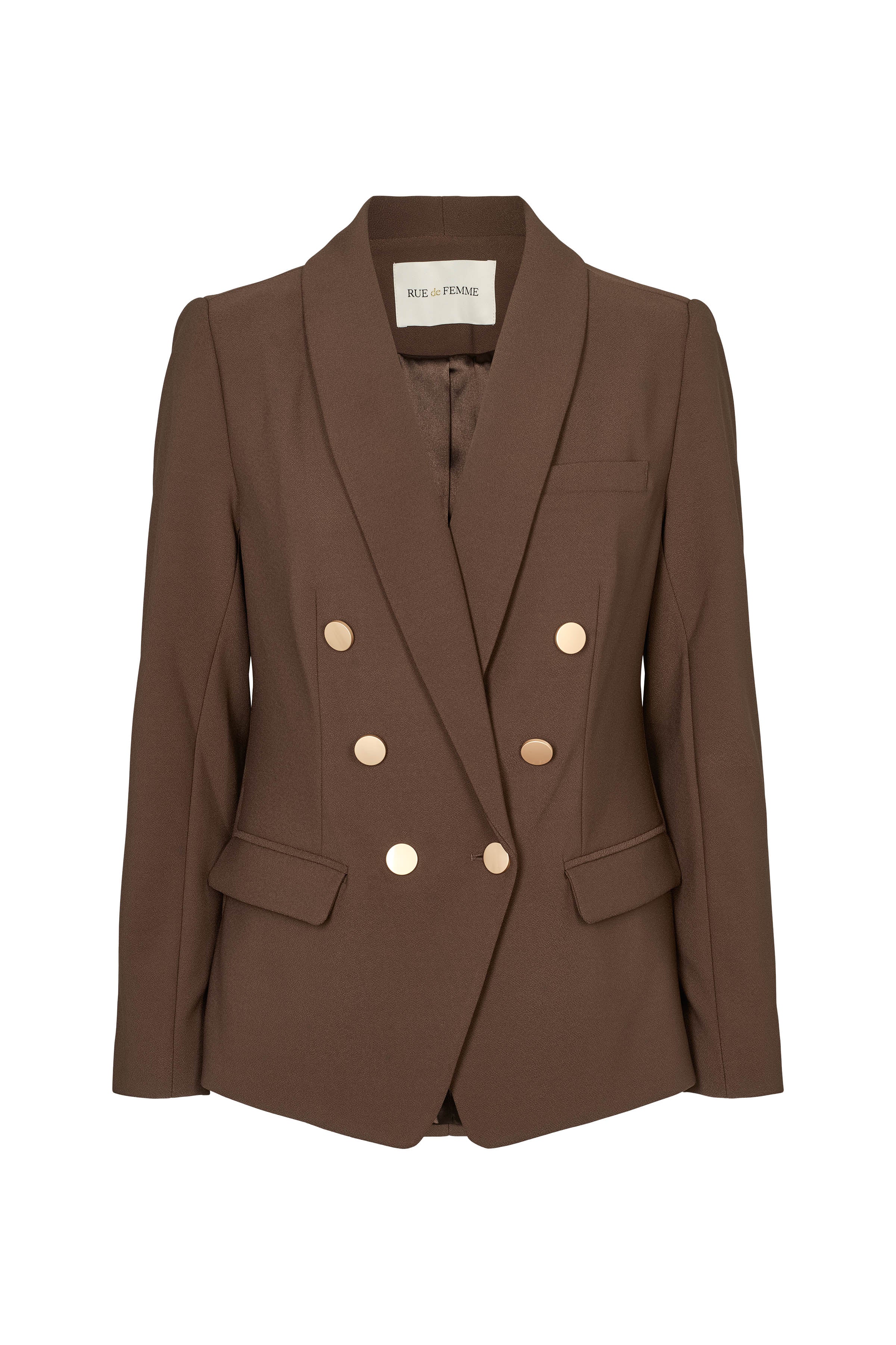 Rue De Femme - ComfyEloise Blazer, chocolat