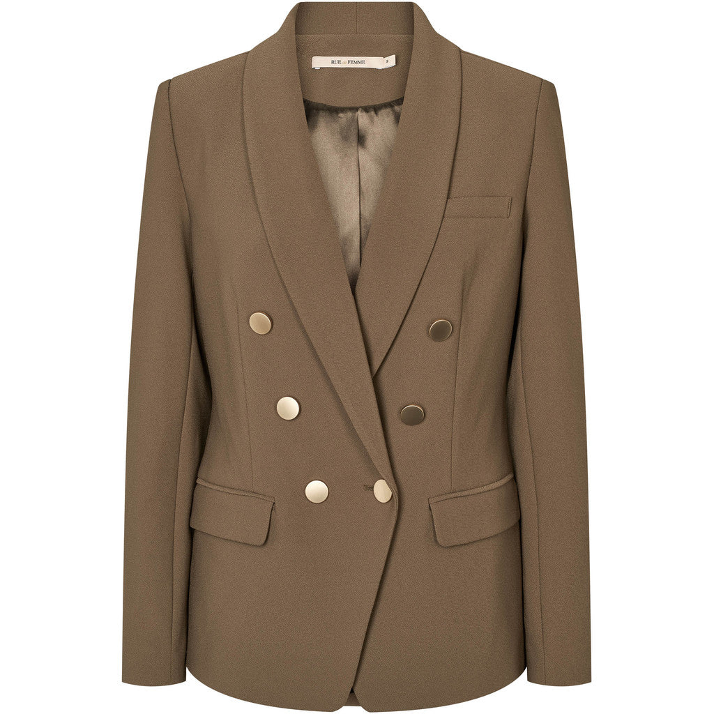 Rue De Femme - Eloise Blazer, Brown Sugar