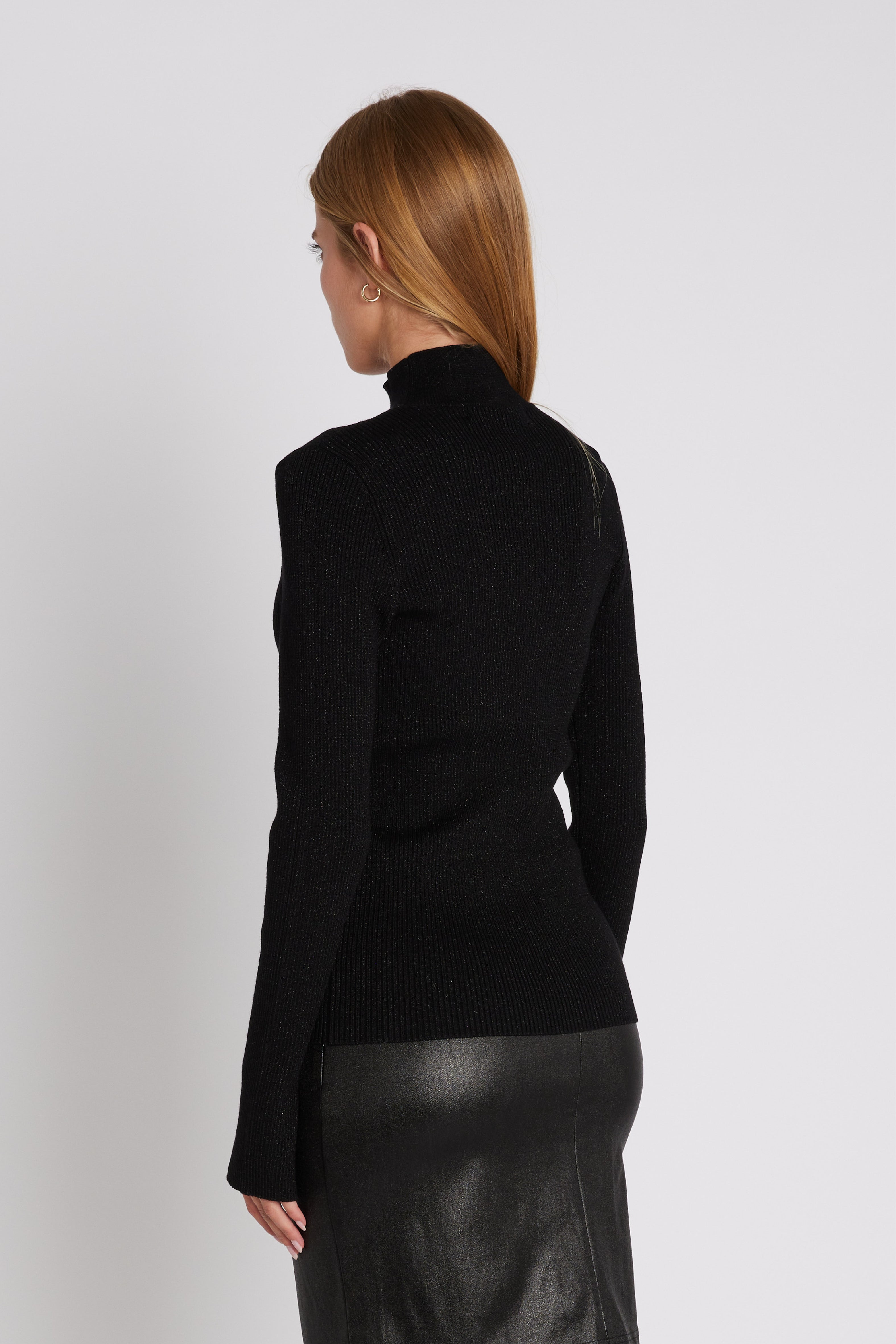 Rue De Femme - Cassie Knit, sort med glimmer