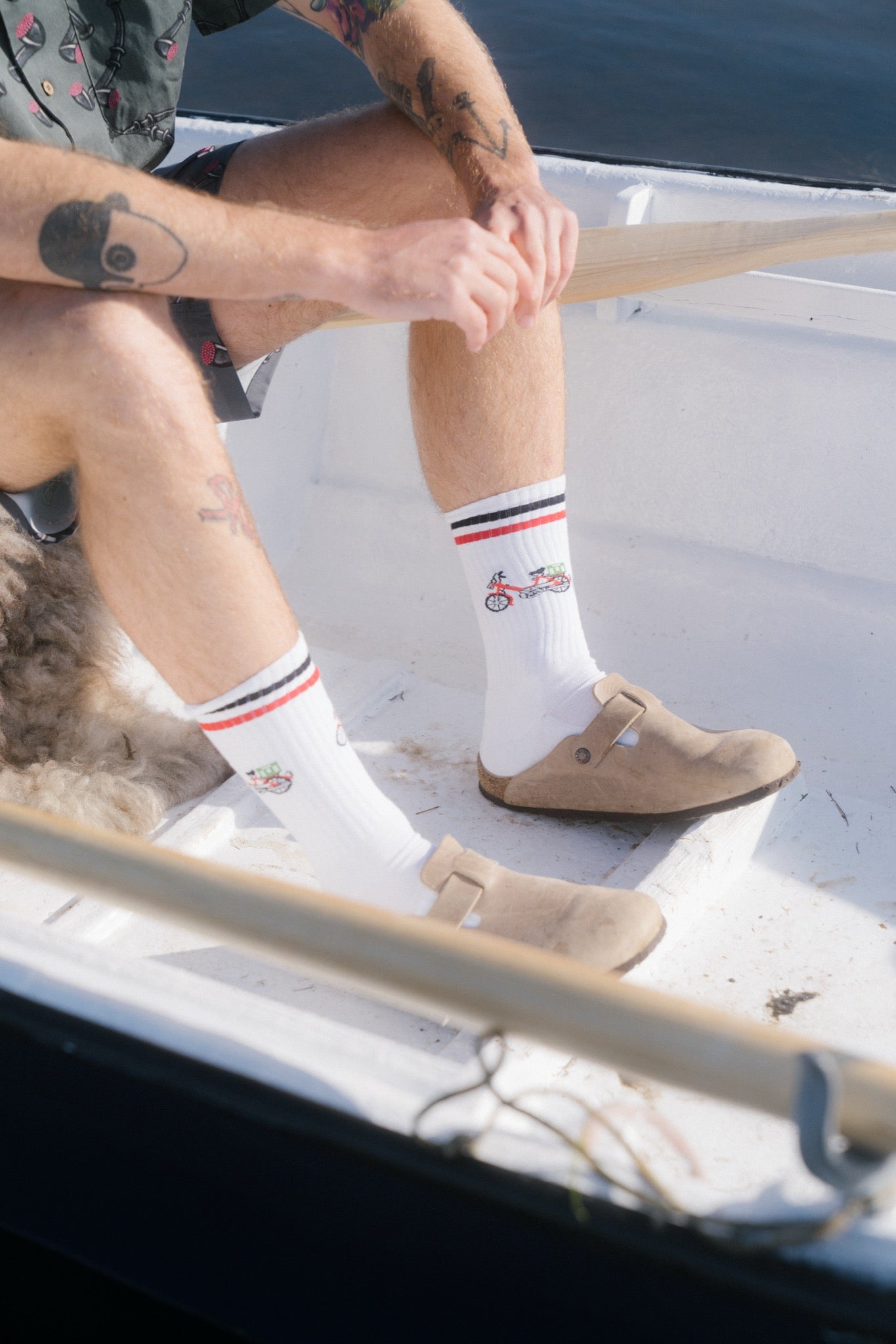 Lakor - rød maxi strømpe