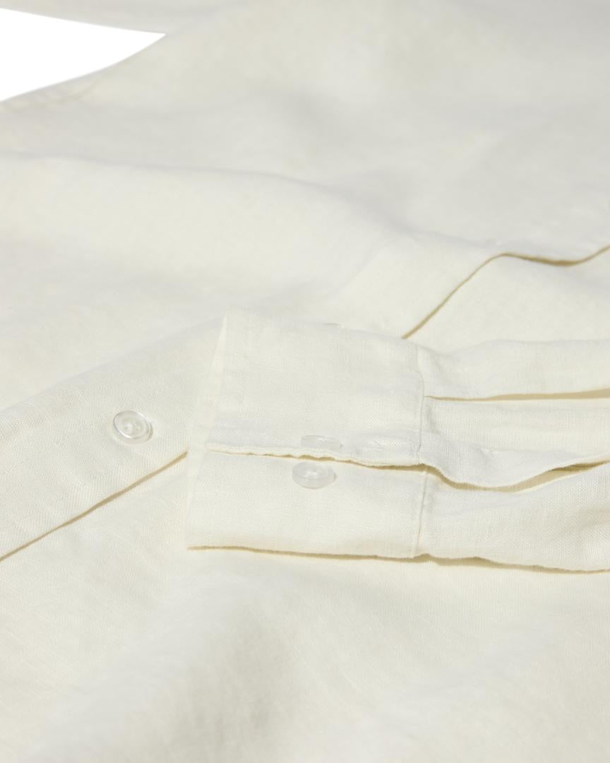 Mos Mosh Gallery MMGTheo Linen Shirt – Ecru