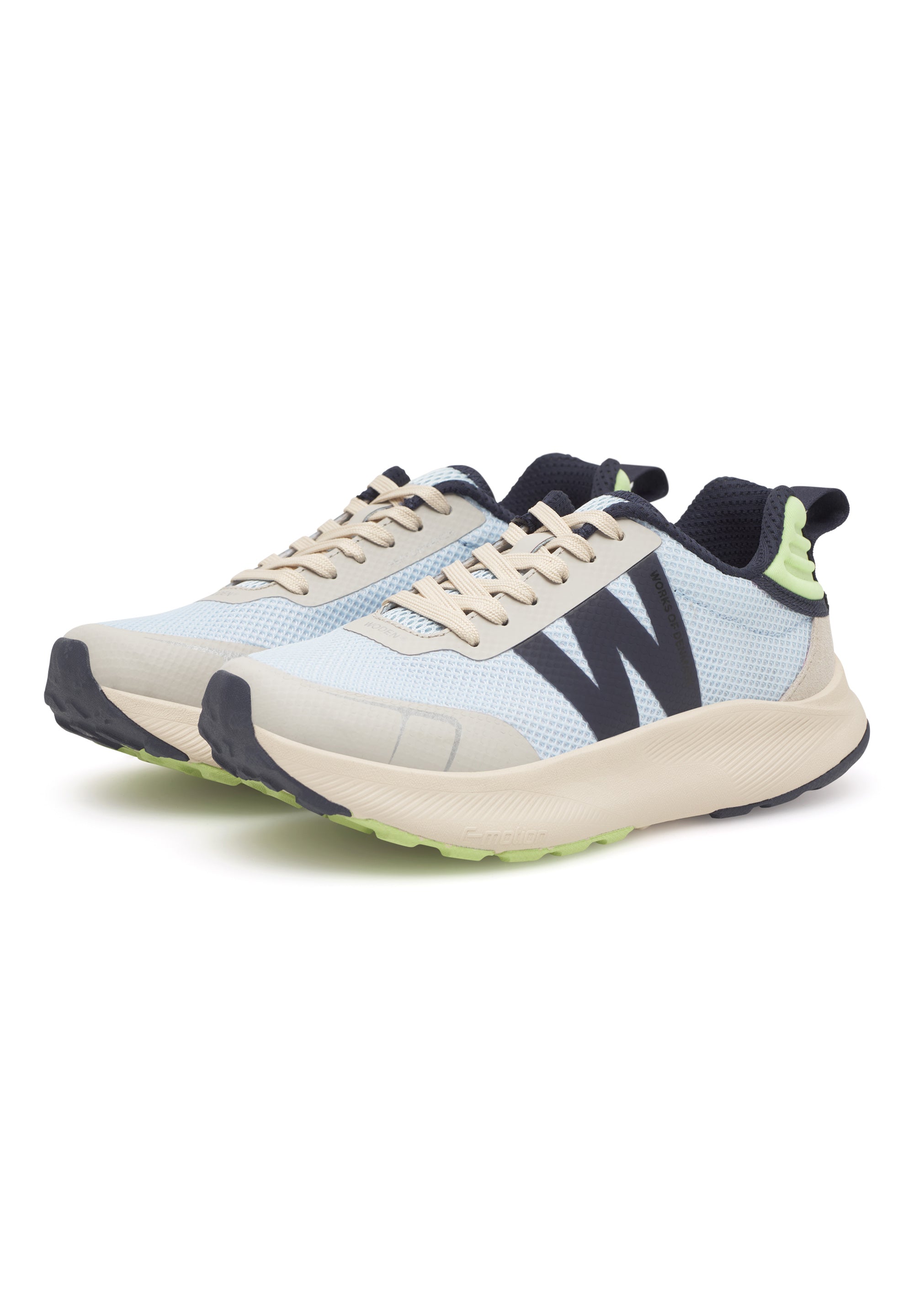 Woden - Sabine Sneakers Moonstone/Matcha