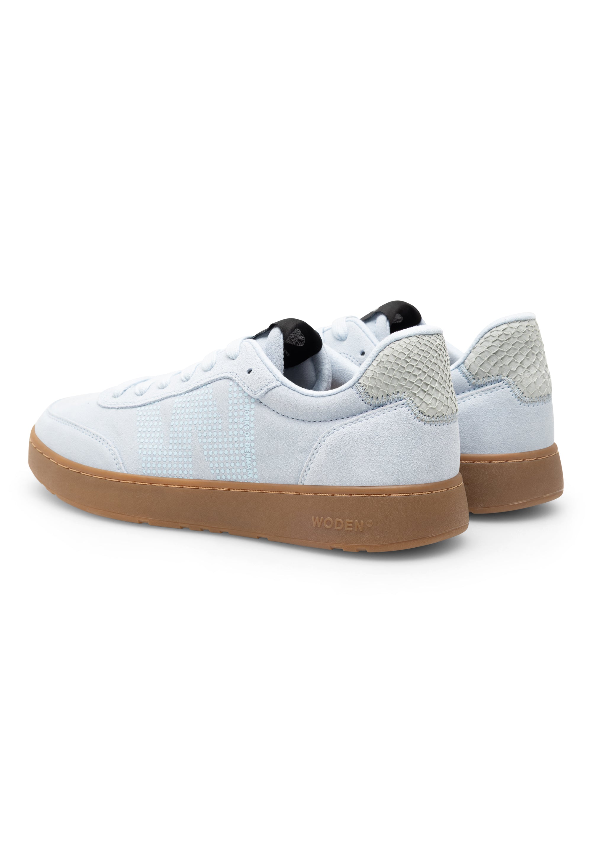 Woden - Toke herre sneakers i lyseblå